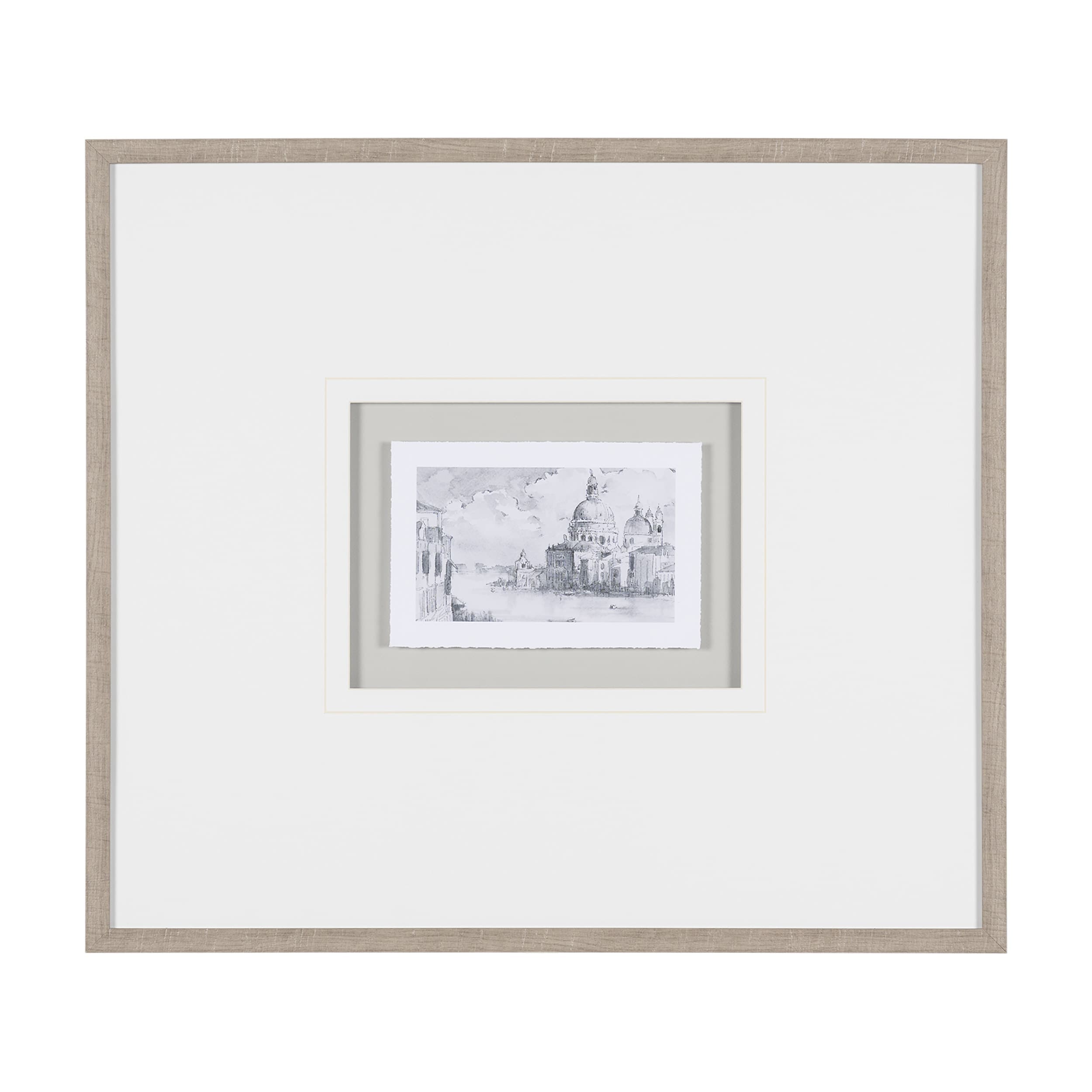 Water Side II by PanPan a Framed Art Print Matted under Glass — product photograph