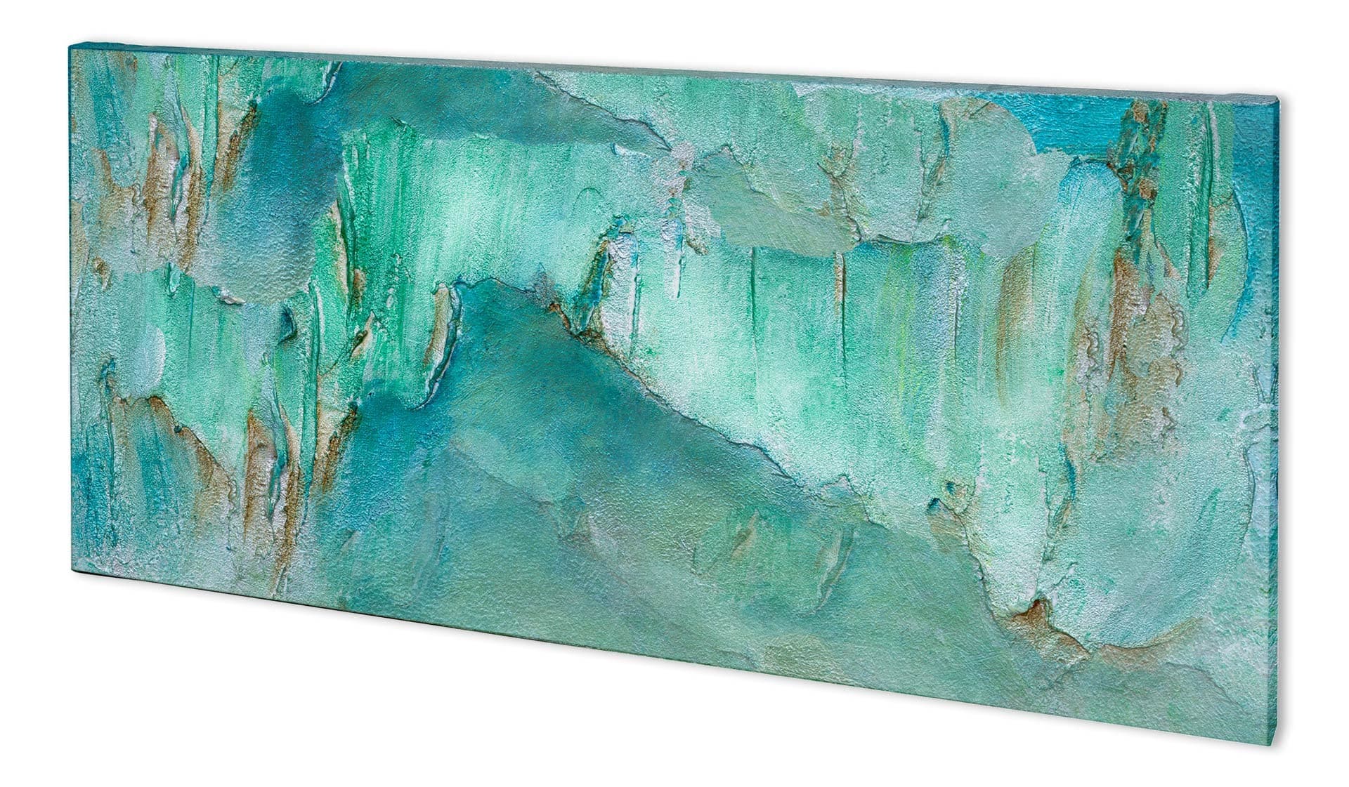 Break Through II by Sheila Finch a Hand Embellished Textured Canvas — product photograph