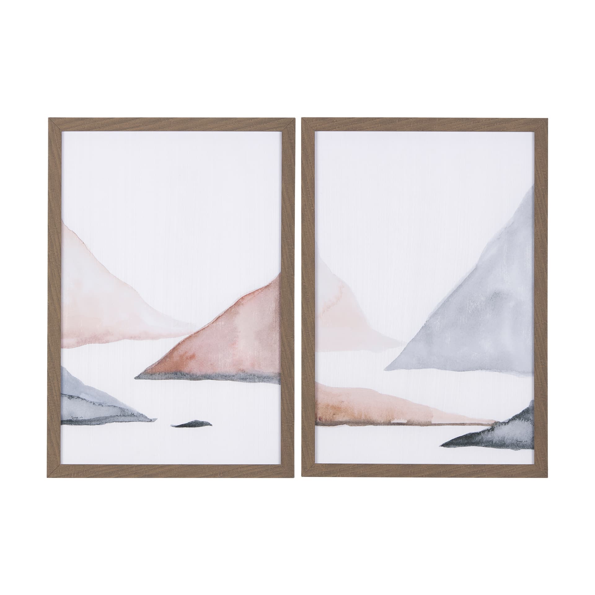 Sandy Land II by Mercana Studio a Hand Embellished Textured Framed Art Print — product photograph