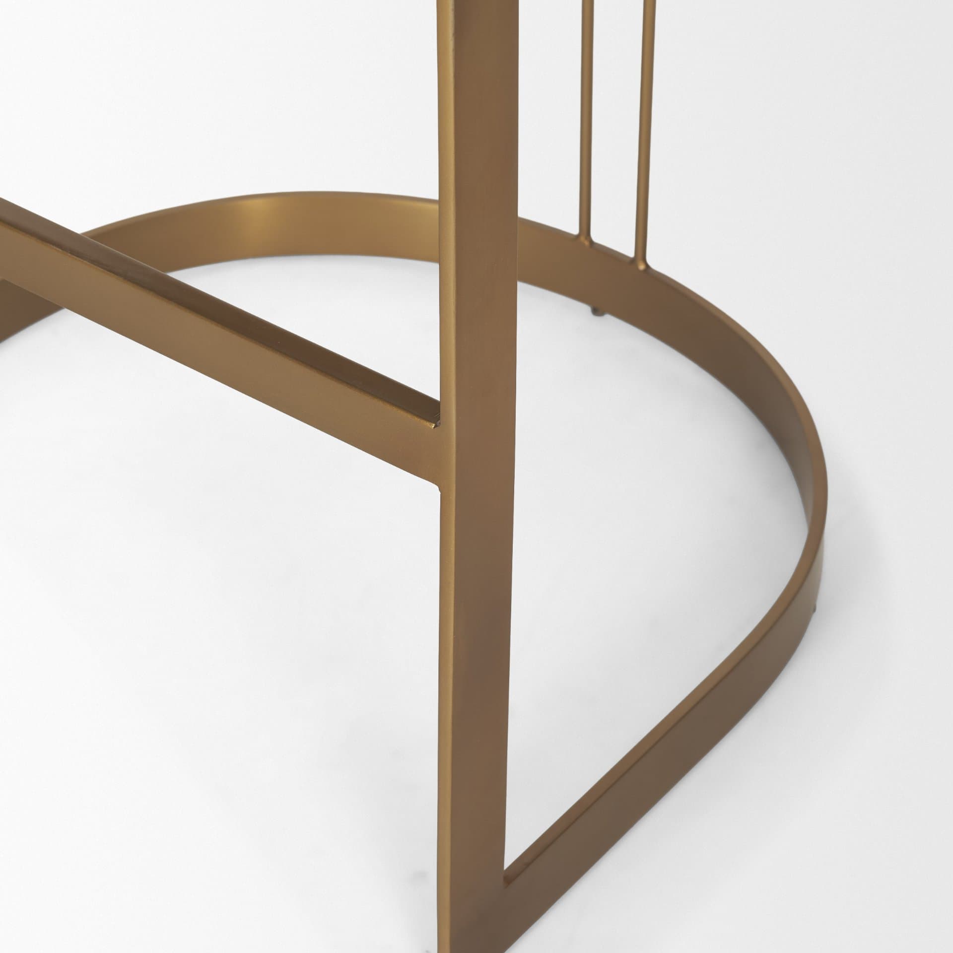 Hollyfield Low Back 28.75in Seat Bar Stool | Bar w/ Cream Fabric — product photograph