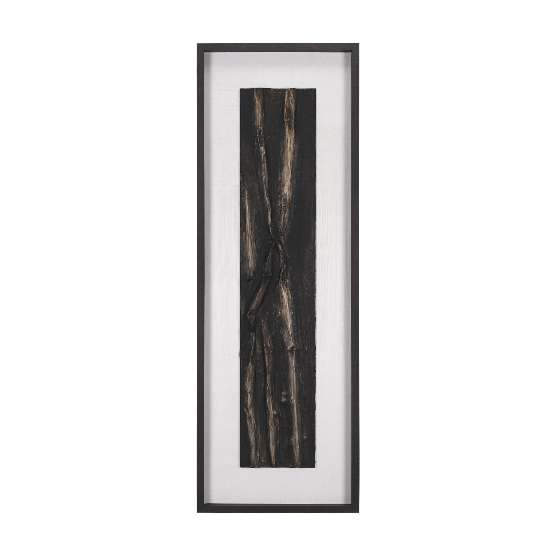 Bamboo Relief III by Studio M a handmade Original Framed Artwork under Glass — product photograph