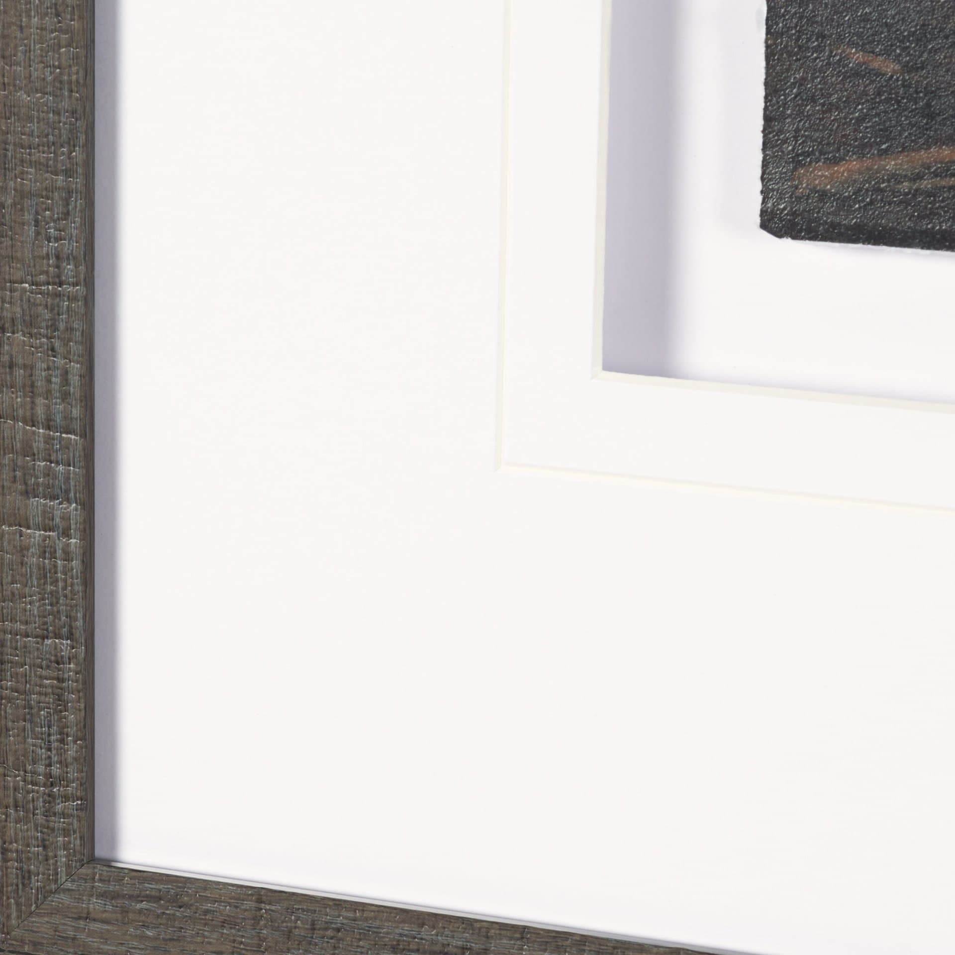 Equine Echoes III by Mercana Studio Hand Embelished Textured Framed Artwork Matted under Glass — product photograph