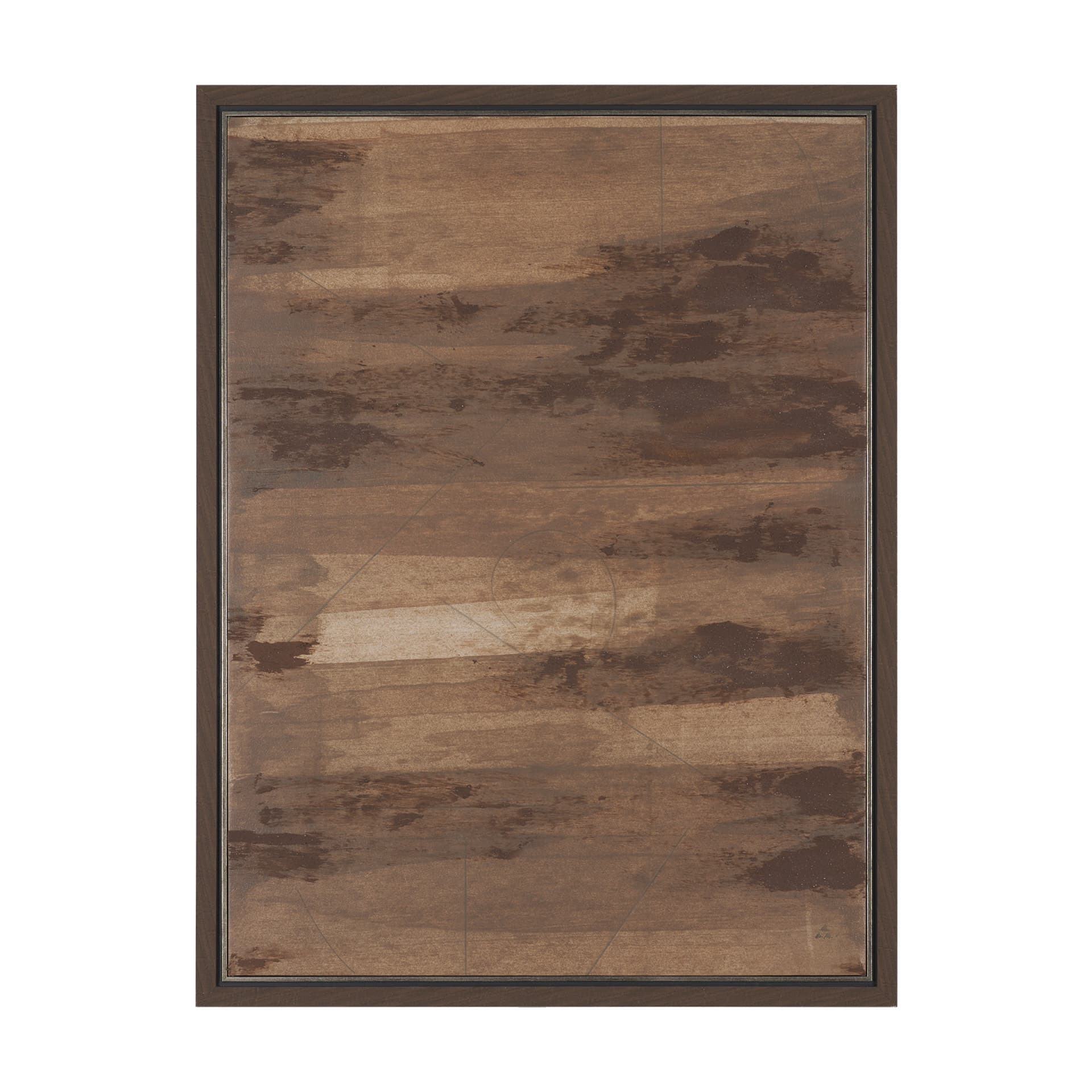 Cocoa by Mercana Studio a Hand Embellished Textured Framed Canvas — product photograph
