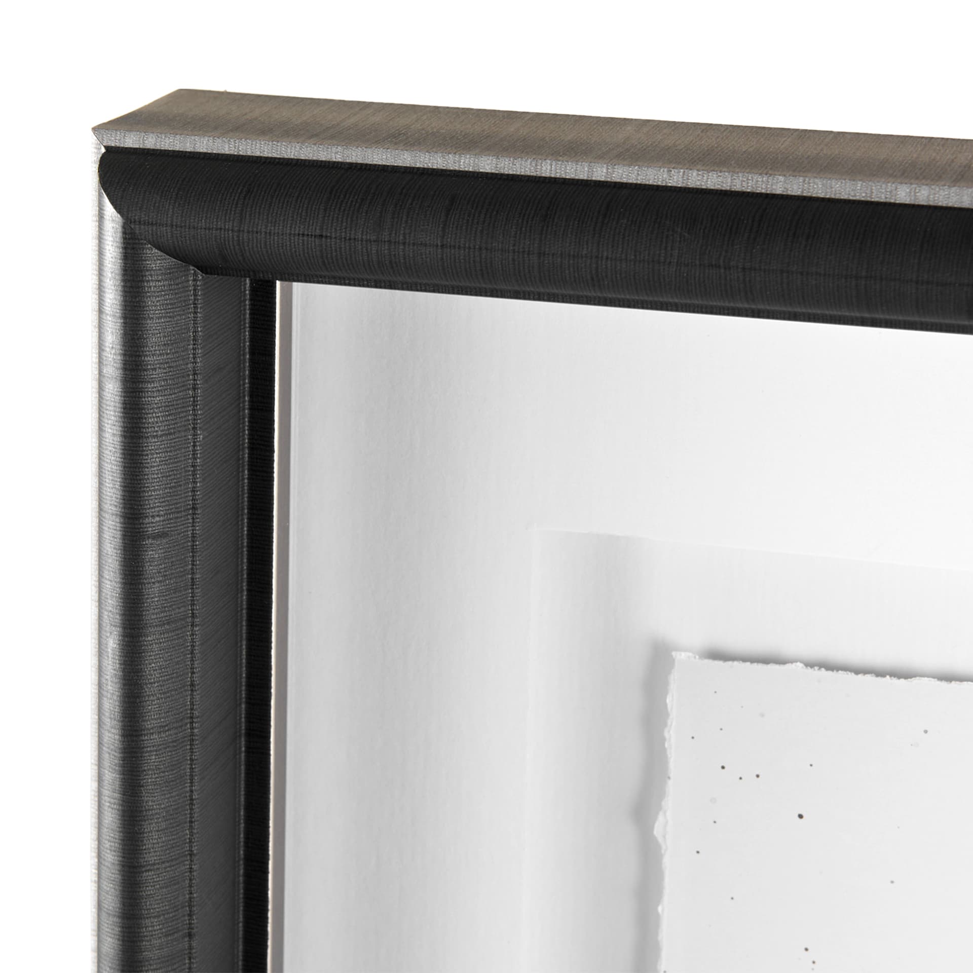 Solo by Rebecca Cozart a Hand Embellished Textured Framed Art Print Matted under Glass — product photograph