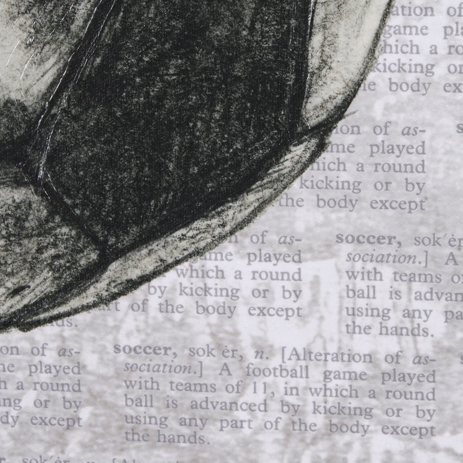 Definition of Sport II by Mercana Studio a Hand Embellished Textured Framed Art Print — product photograph