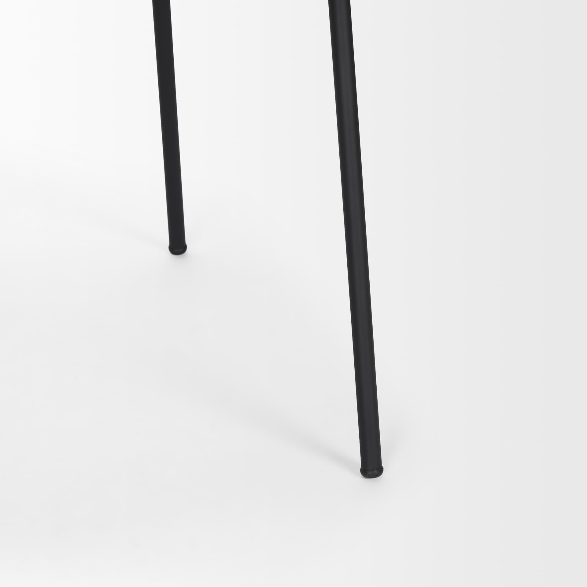 Carolyn Contoured Back Dining Side Chair | Oatmeal Fabric w/ Metal — product photograph