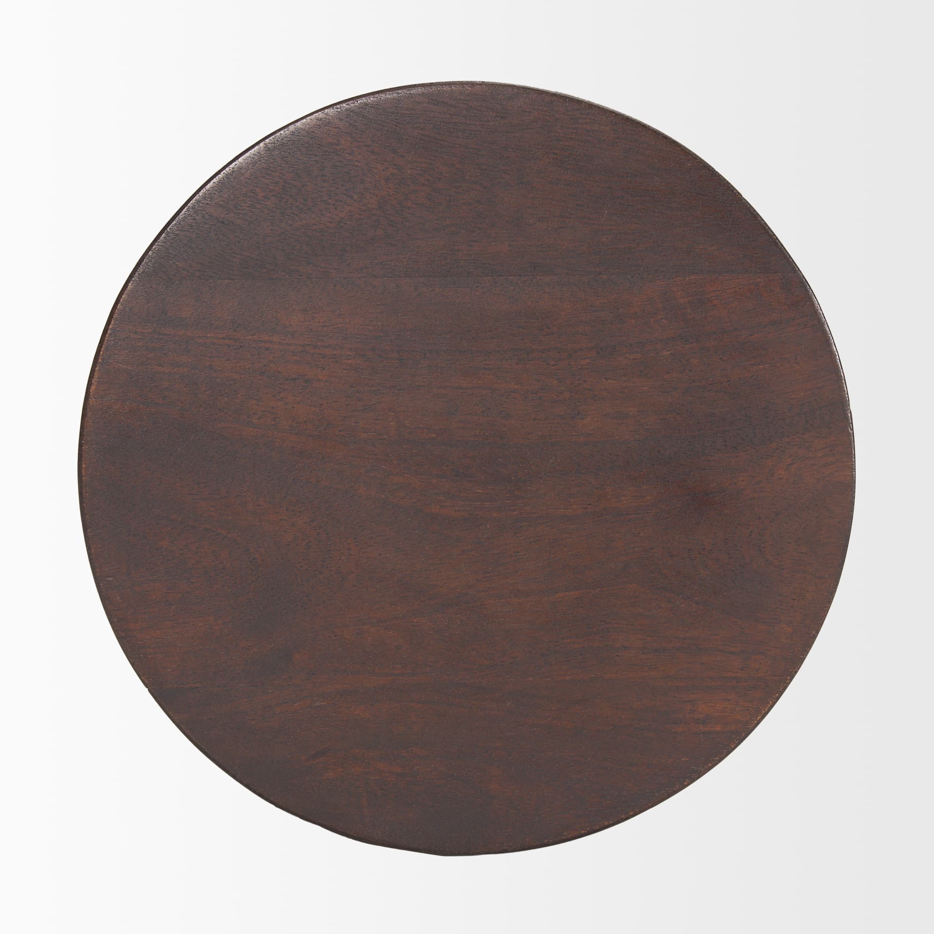 Odessa Dark Brown Wood Accent Table — product photograph