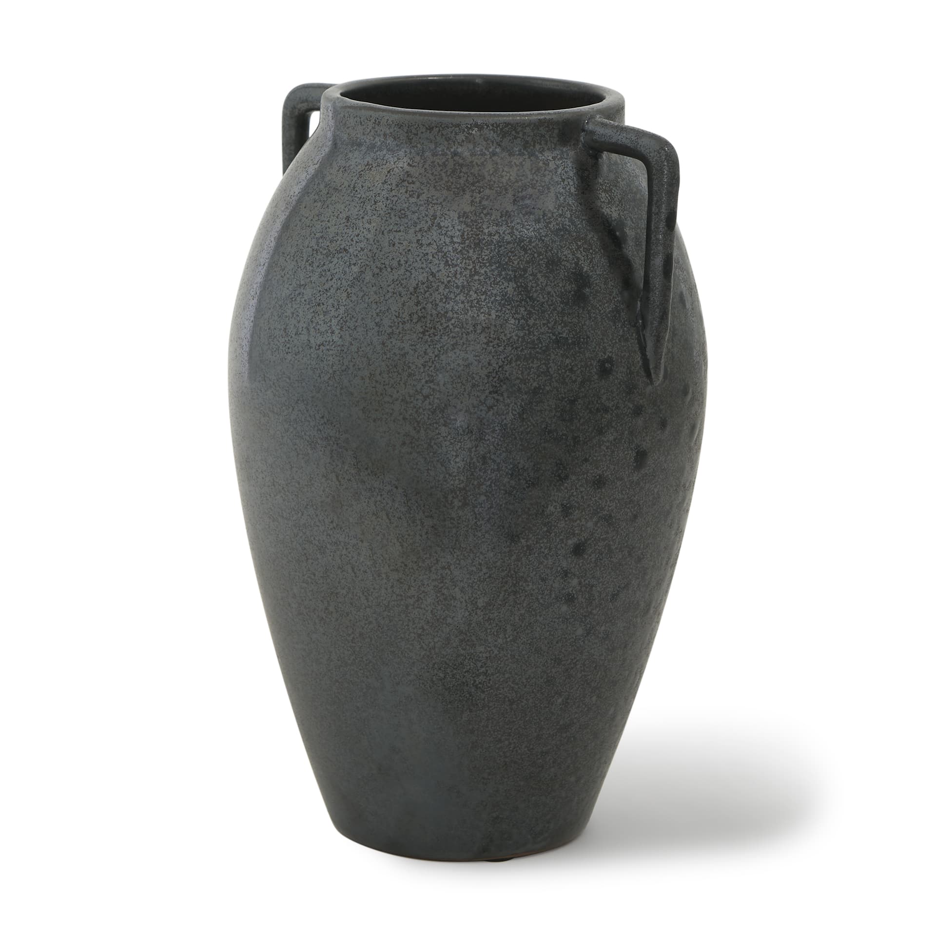 Kora Medium Dark Metallic Double Ear Vase — product photograph