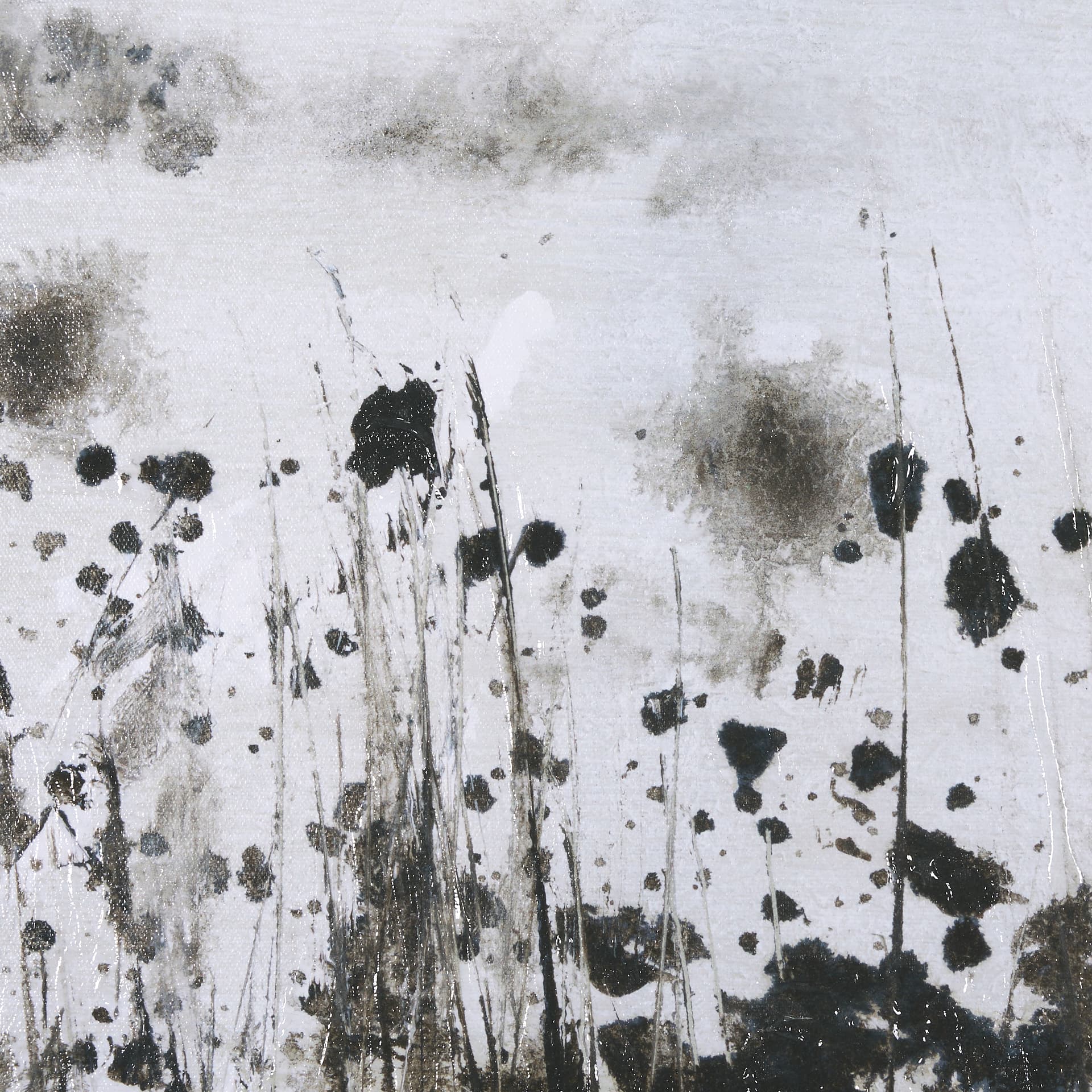 Winter Day I by Mercana Studio a Hand Embellished Textured Framed Art Print — product photograph