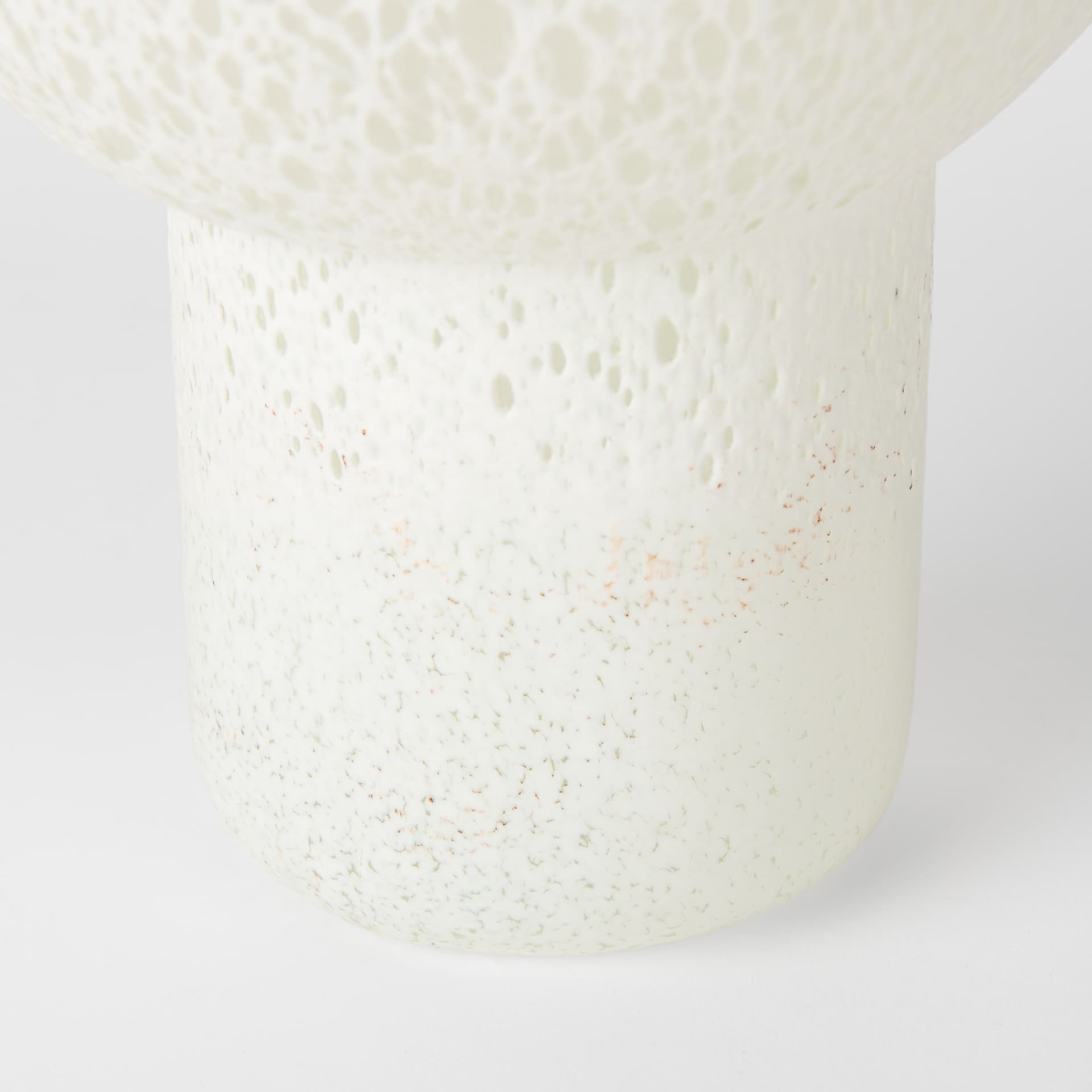 Heket Tall White Glass Vase — product photograph