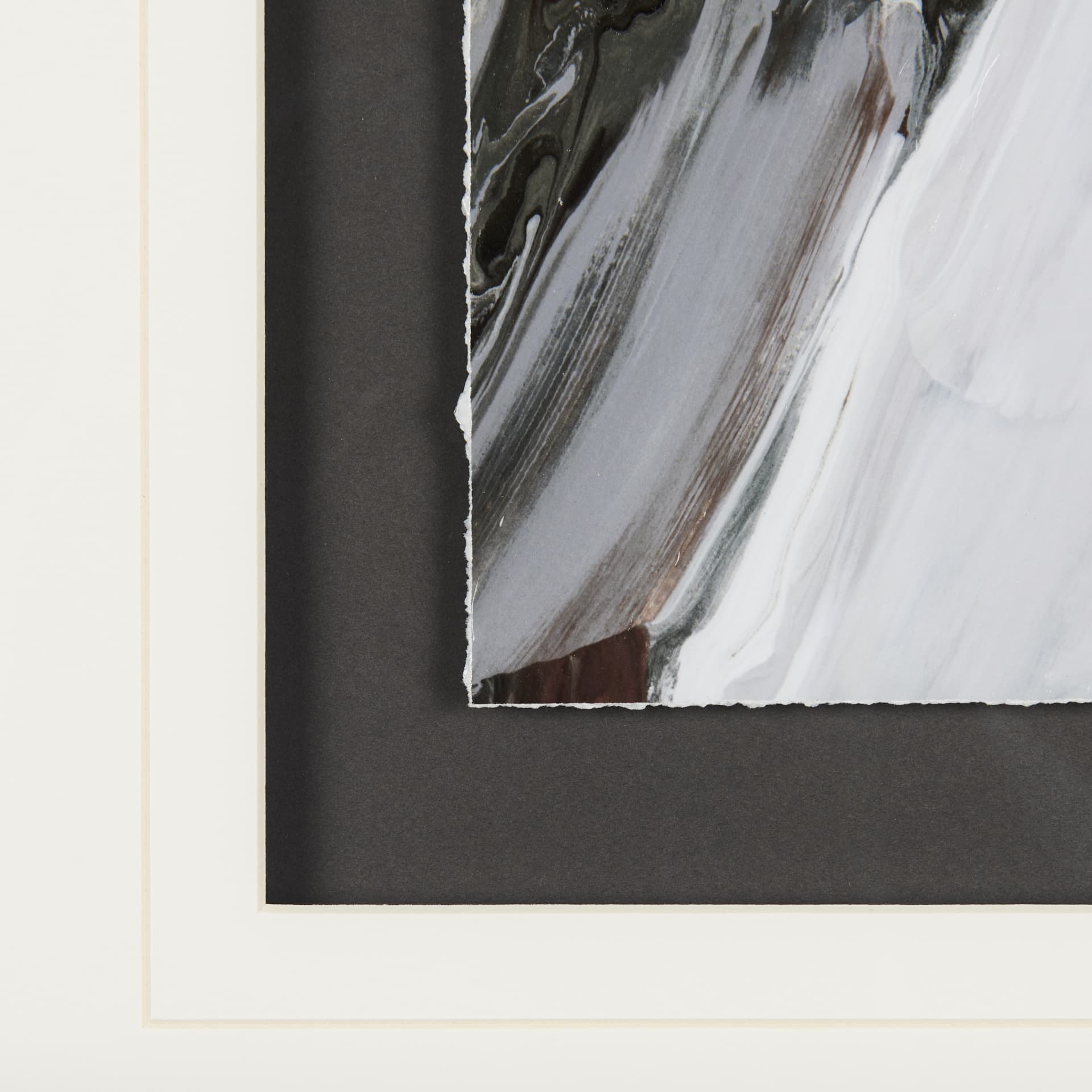 Harmonic V by Mercana Studio a Hand Embellished Textured Framed Art Print Matted under Glass — product photograph