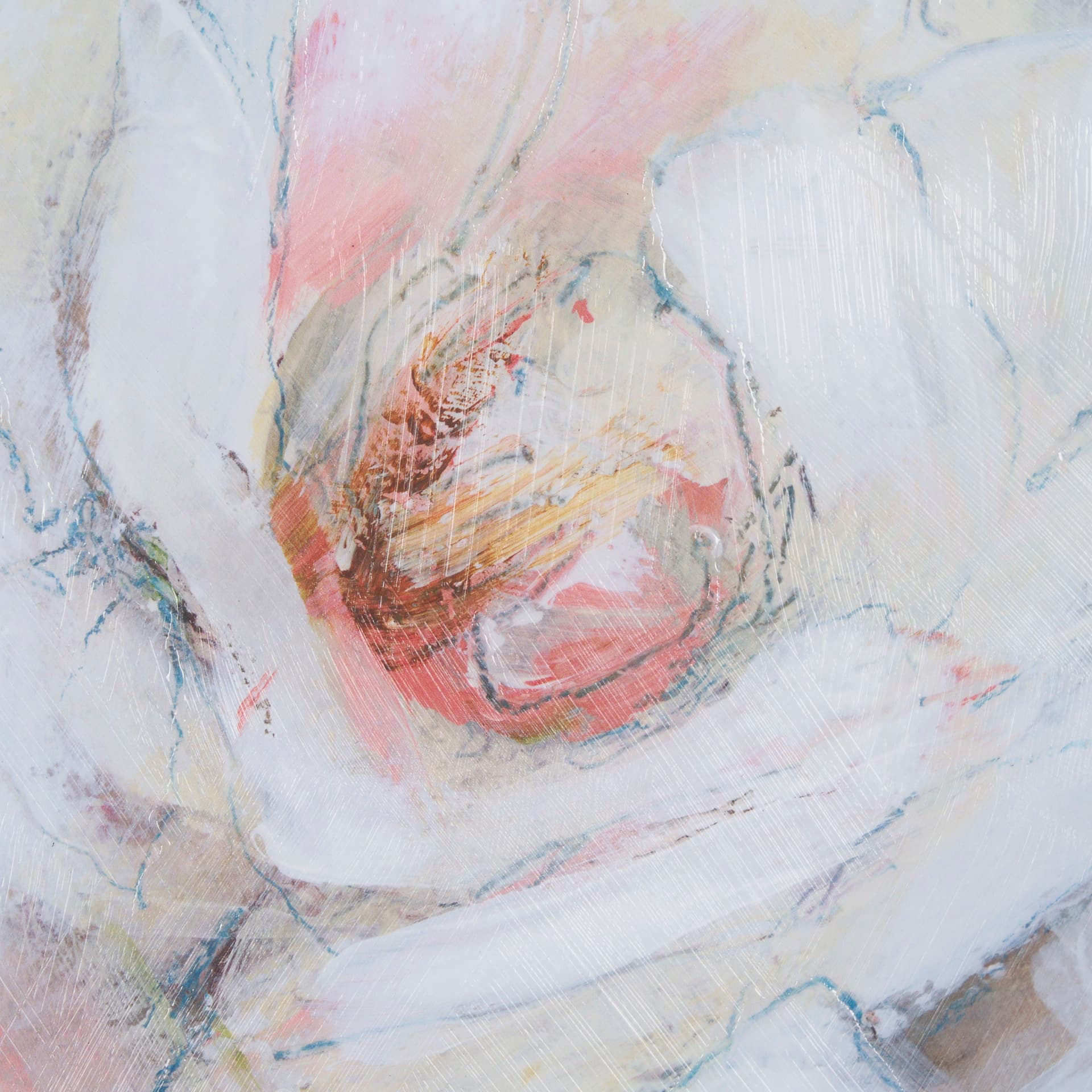 Aromatic Rose by Mercana Studio a Hand Embellished Framed Art Print Matted under Glass — product photograph