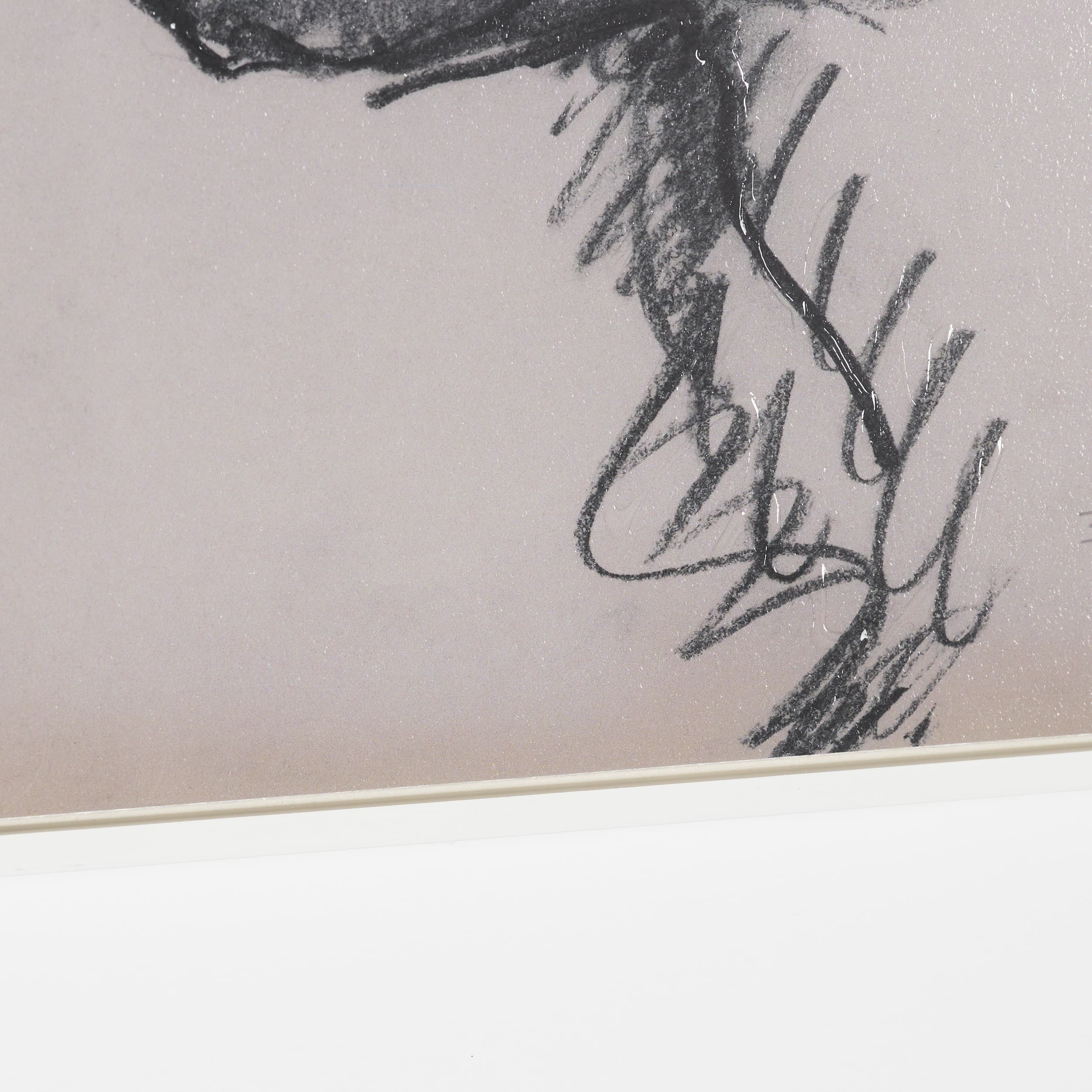 German Shepherd by Mercana Studio Hand-Embellished Framed Artwork Matted under Glass — product photograph