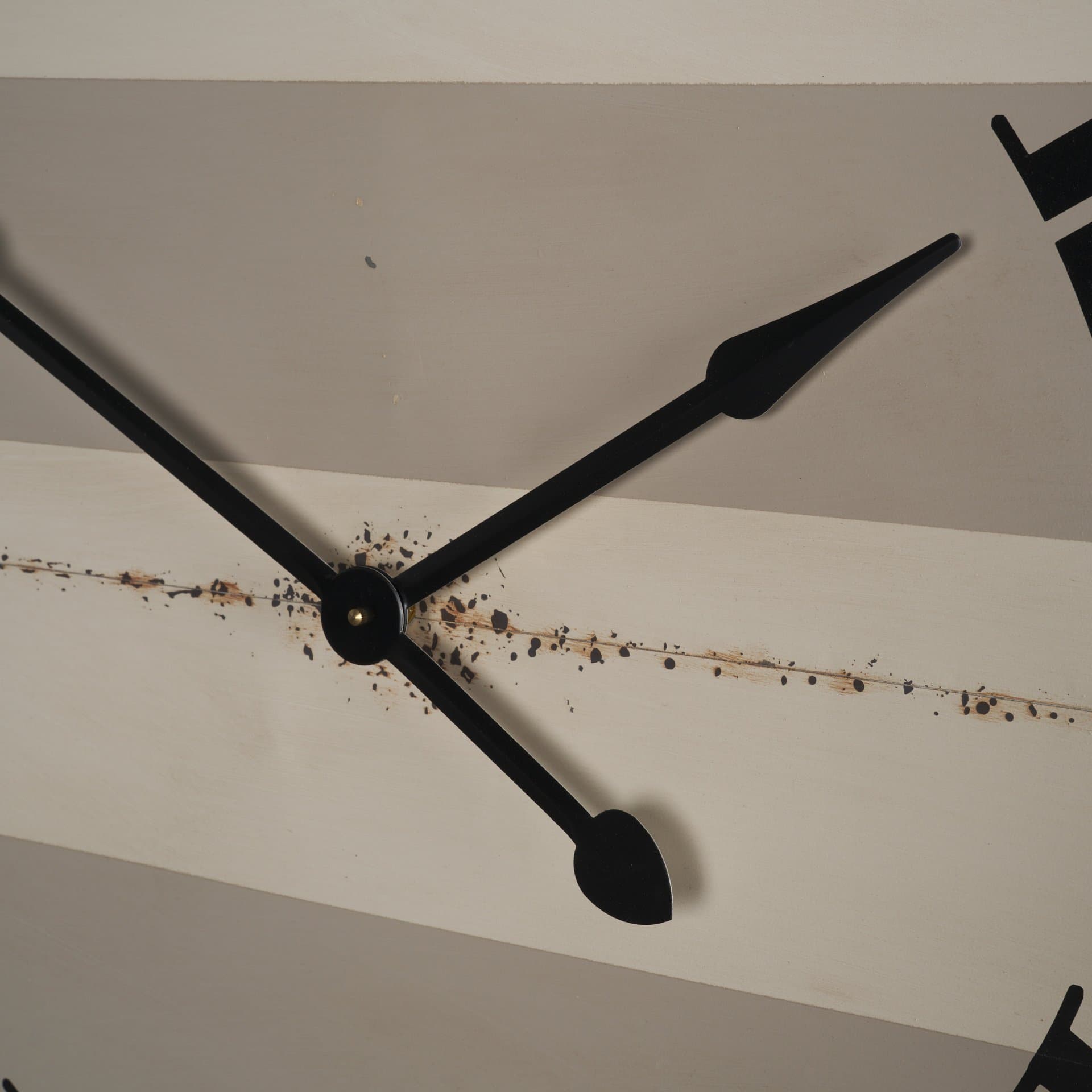 Belton 41.5" Round Oversize Farmhouse Wall Clock — product photograph