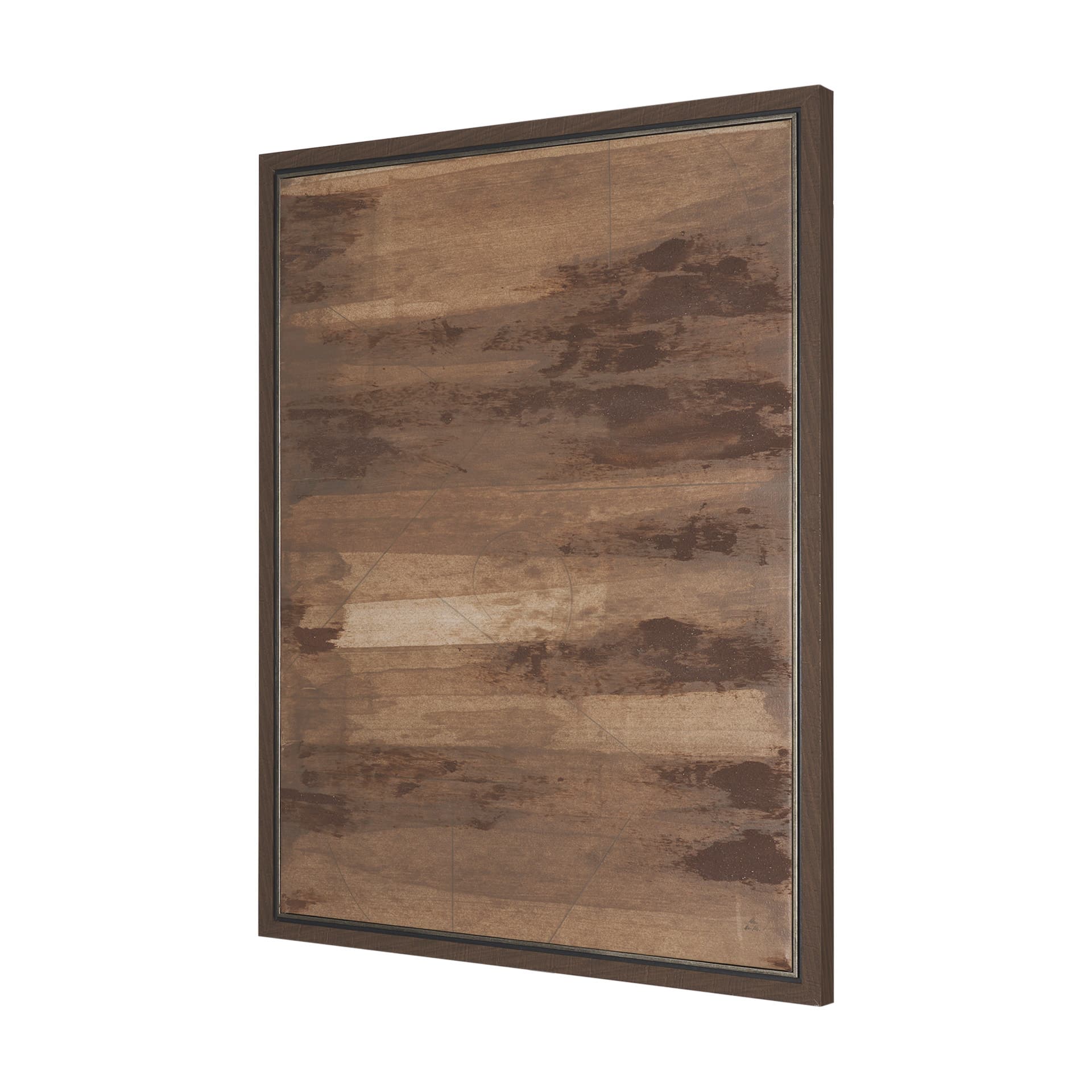Cocoa by Mercana Studio a Hand Embellished Textured Framed Canvas — product photograph