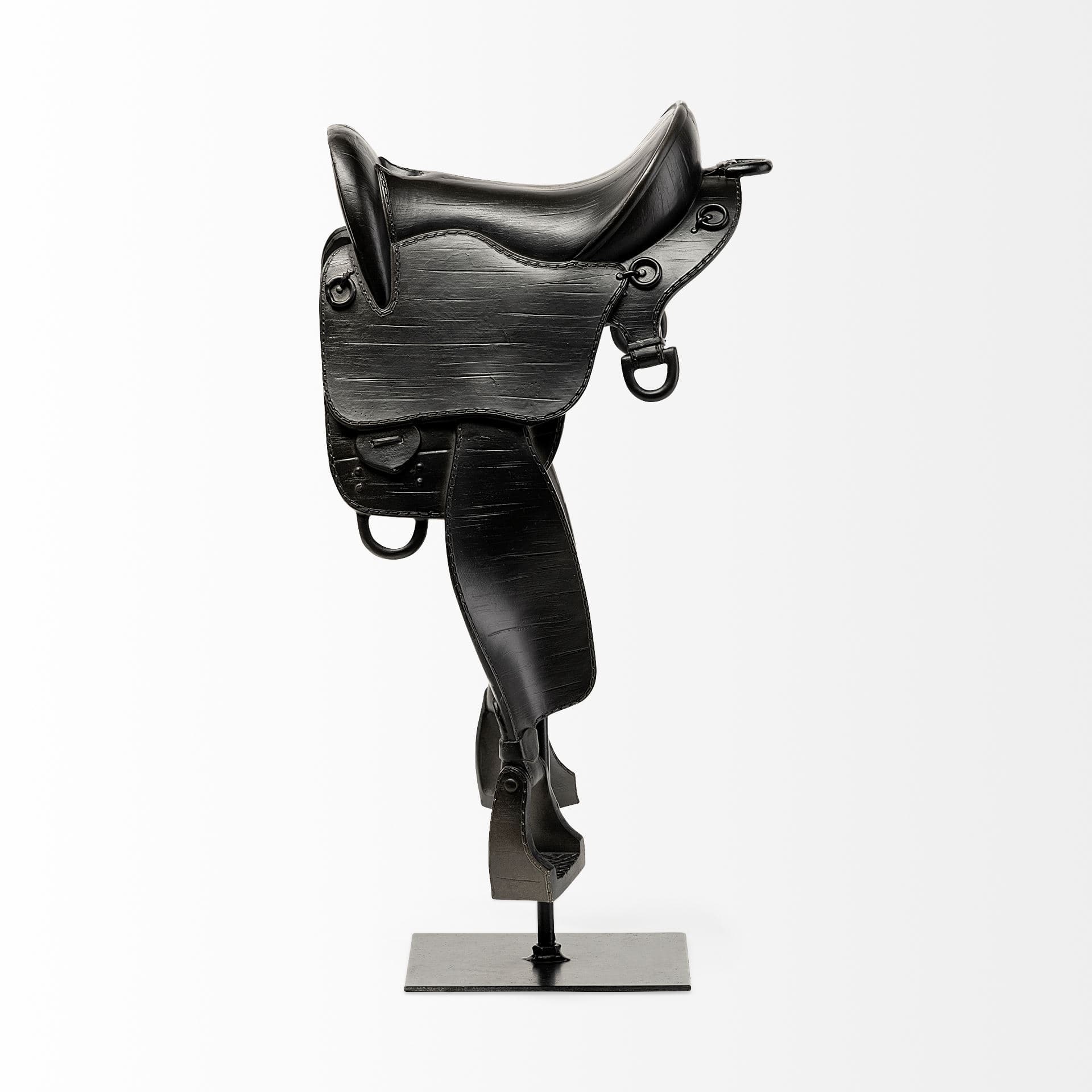 Colt III 8L x 9W Black Equestrian-Inspired English Horse Saddle — product photograph