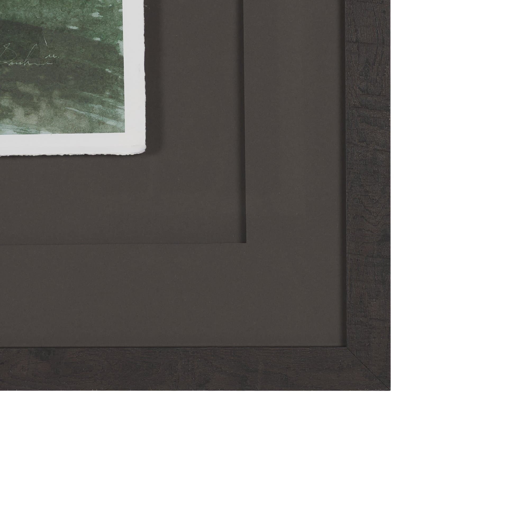 Dusks Shadow by Mercana Studio Hand Embelished Framed Artwork Matted under Glass — product photograph
