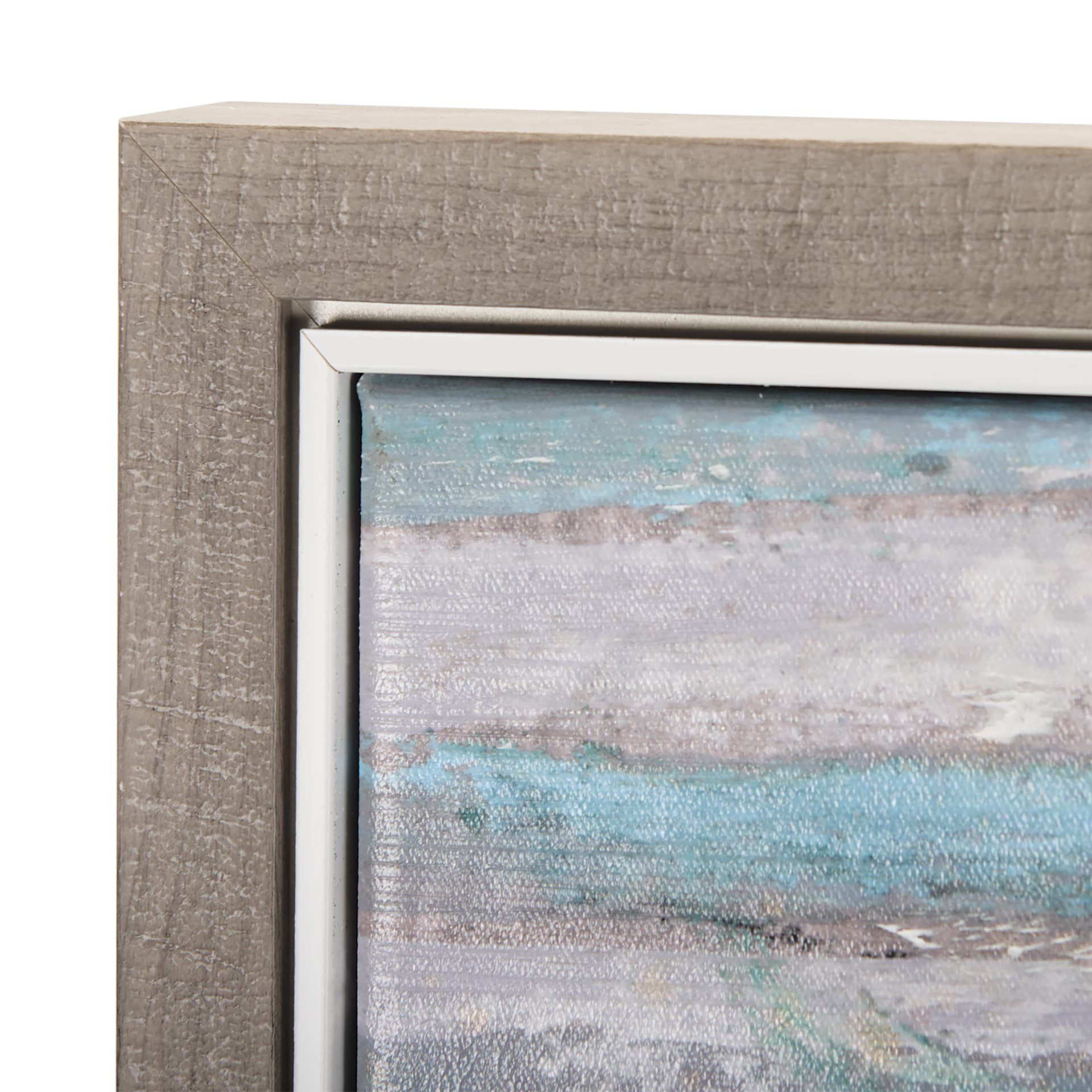 Sunshine Glare on The Waves I by Mercana Studio a Hand Embellished Textured Framed Canvas — product photograph