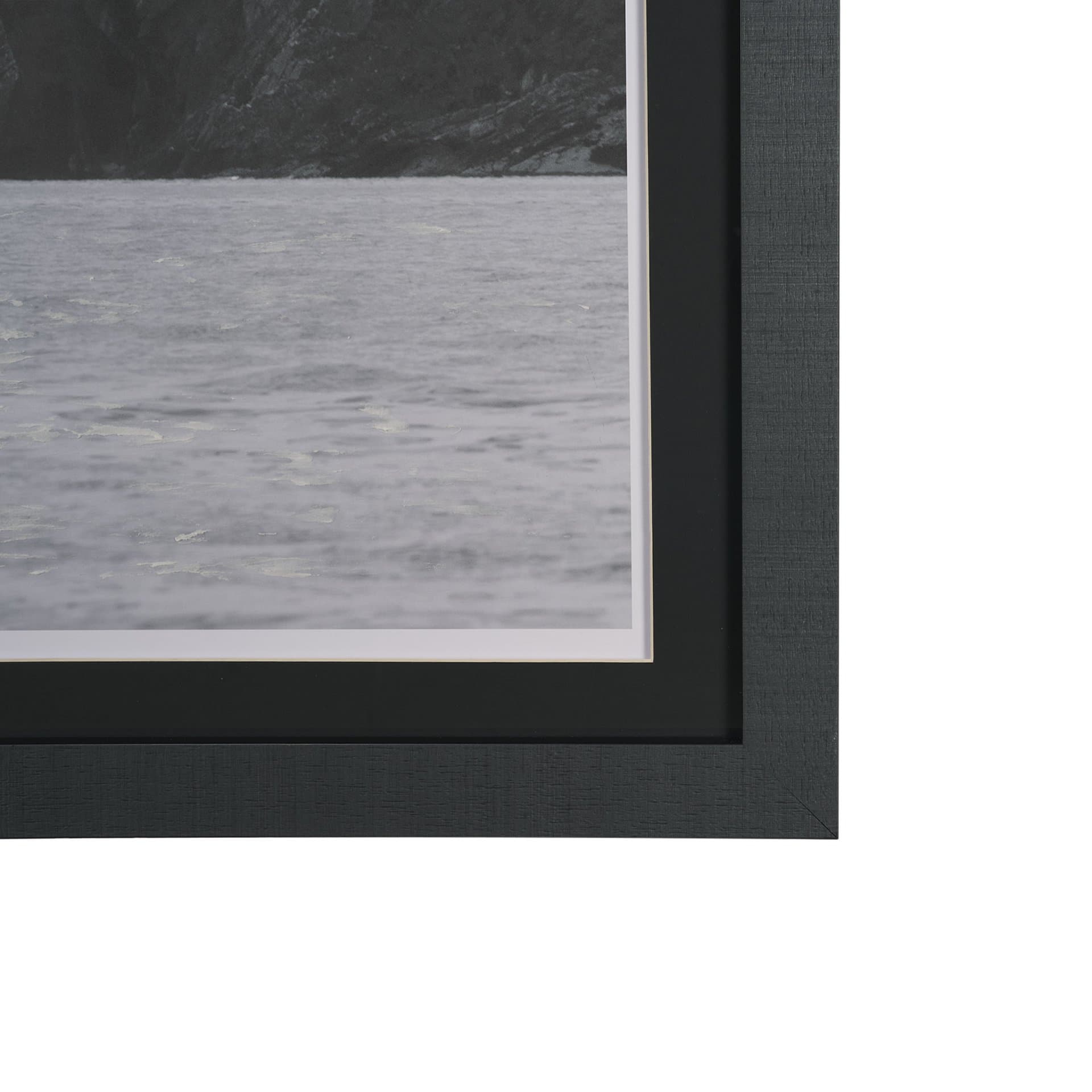 Maritime Meander by Ben Wood Hand Embelished Framed Art Print Matted under Glass — product photograph