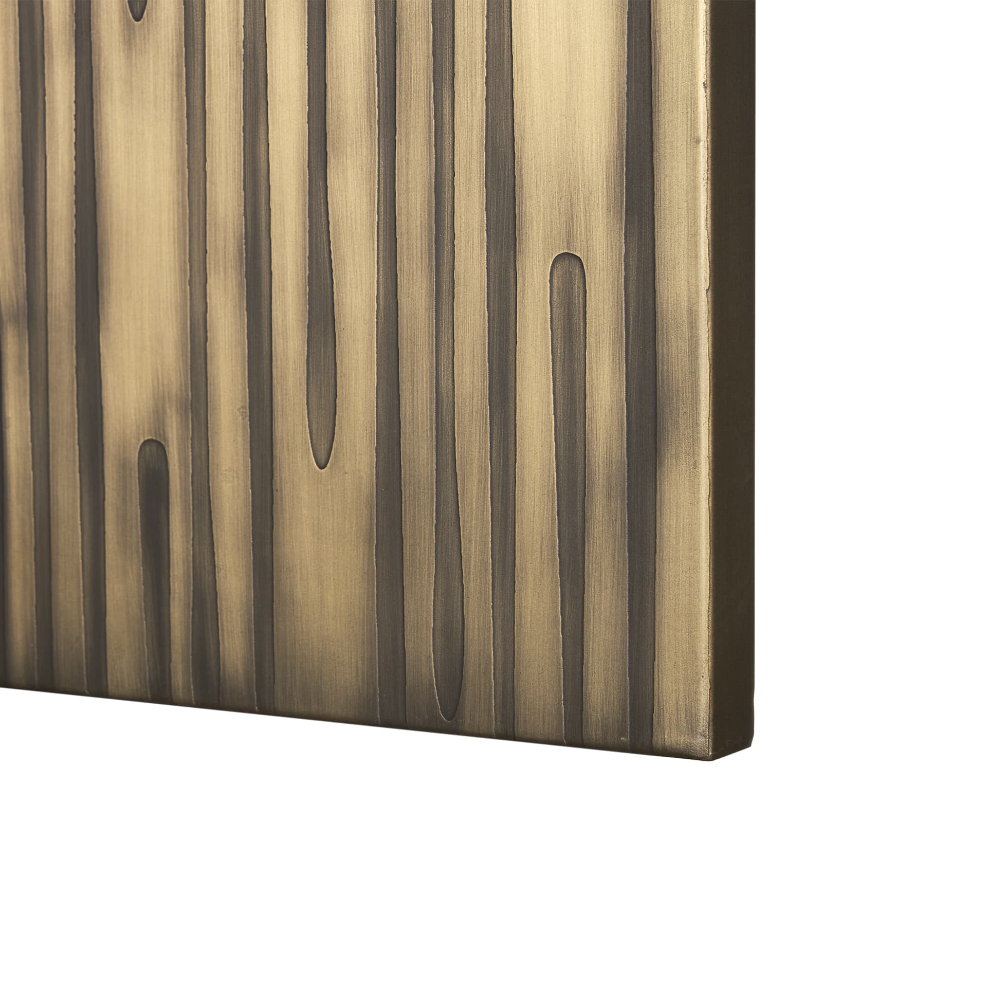 Ramos Painted Antiqued Gold Metal Wall Art — product photograph