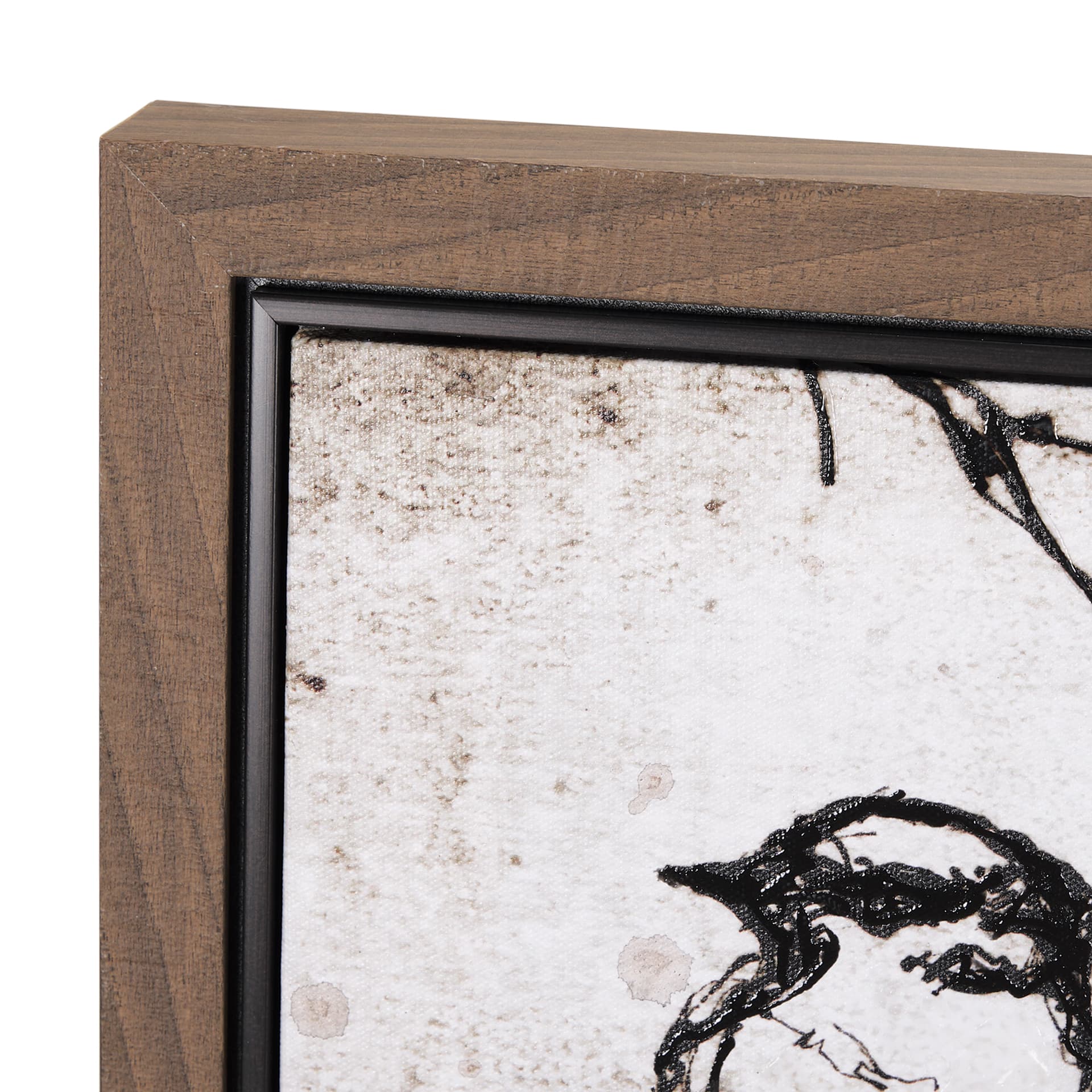 Waiting for spring I by Mercana Studio a Hand Embellished Textured Framed Canvas — product photograph