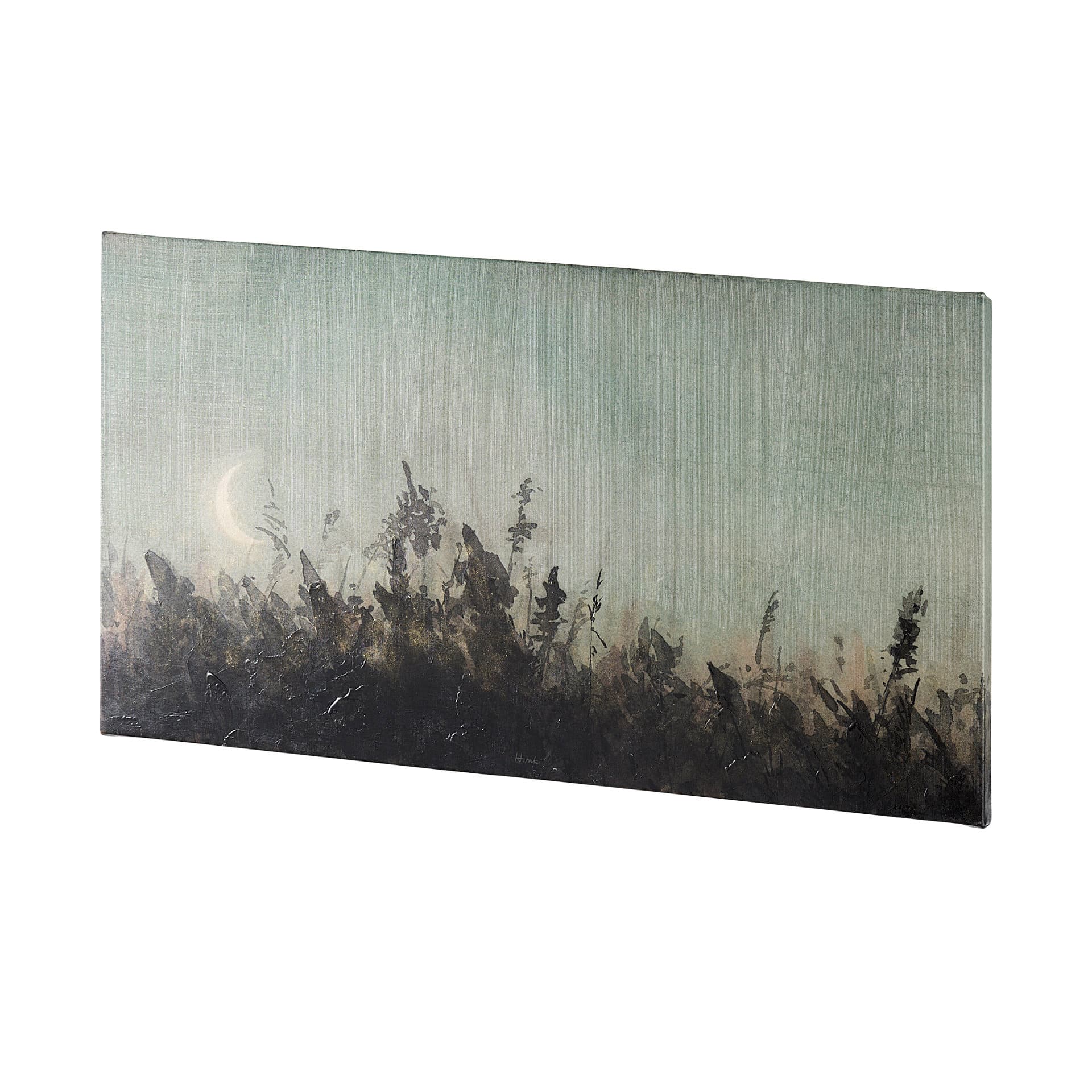 Moon Sets, Sun Rises I by Mercana Studio a Hand Embellished Textured Canvas — product photograph