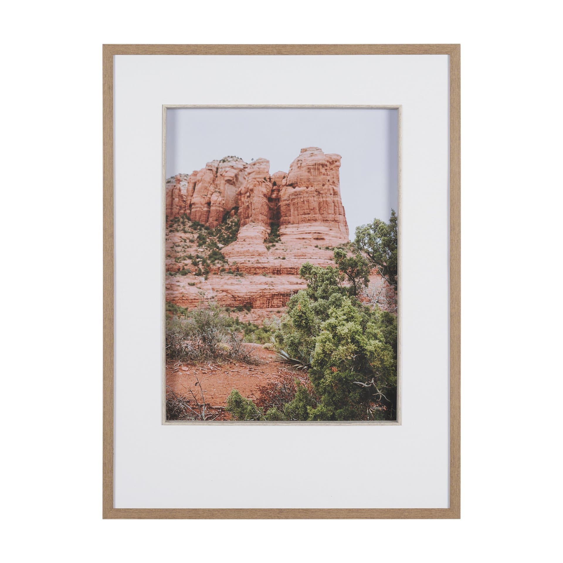 Sandstone Layers by Kelly Frere FramedPhoto Print Matted under Glass — product photograph