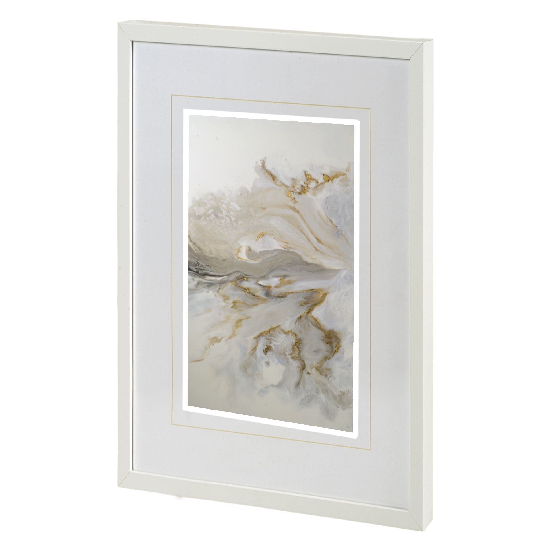 Confluence by Corrie LaVelle a Hand Embellished Textured Framed Art Print Matted under Glass — product photograph