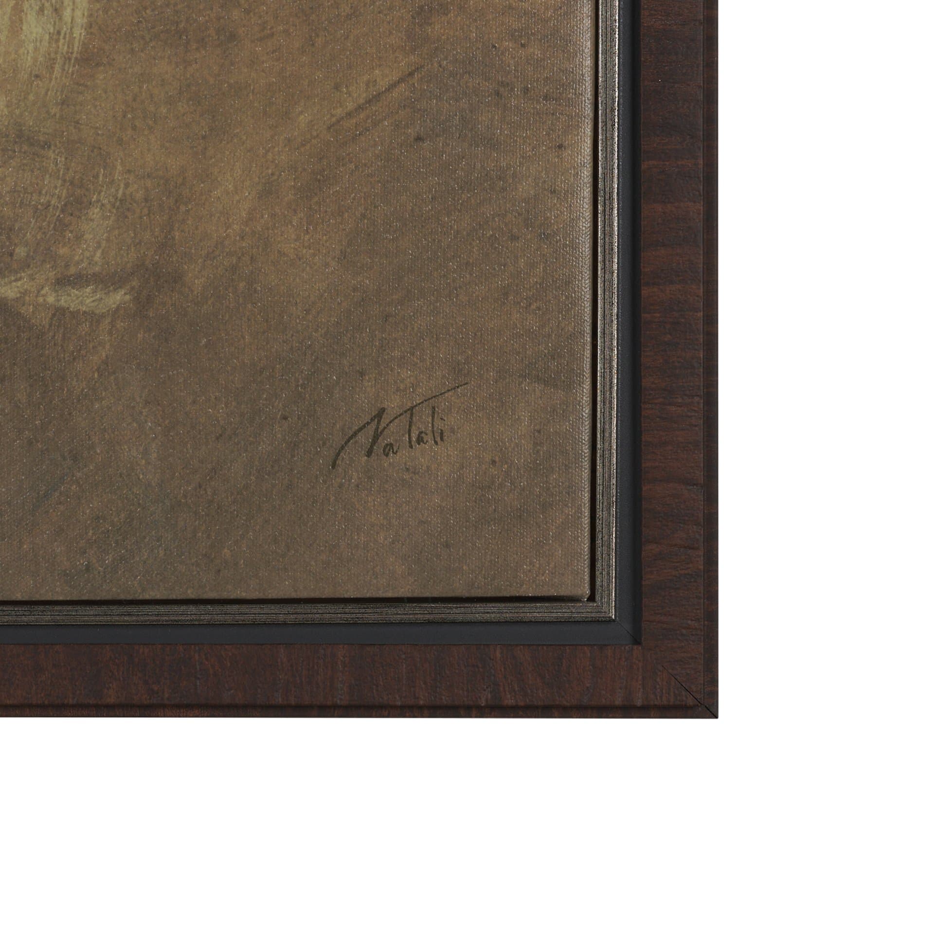 Full Bloom by Mercana Studio Hand-Embellished Textured Framed Canvas Artwork — product photograph