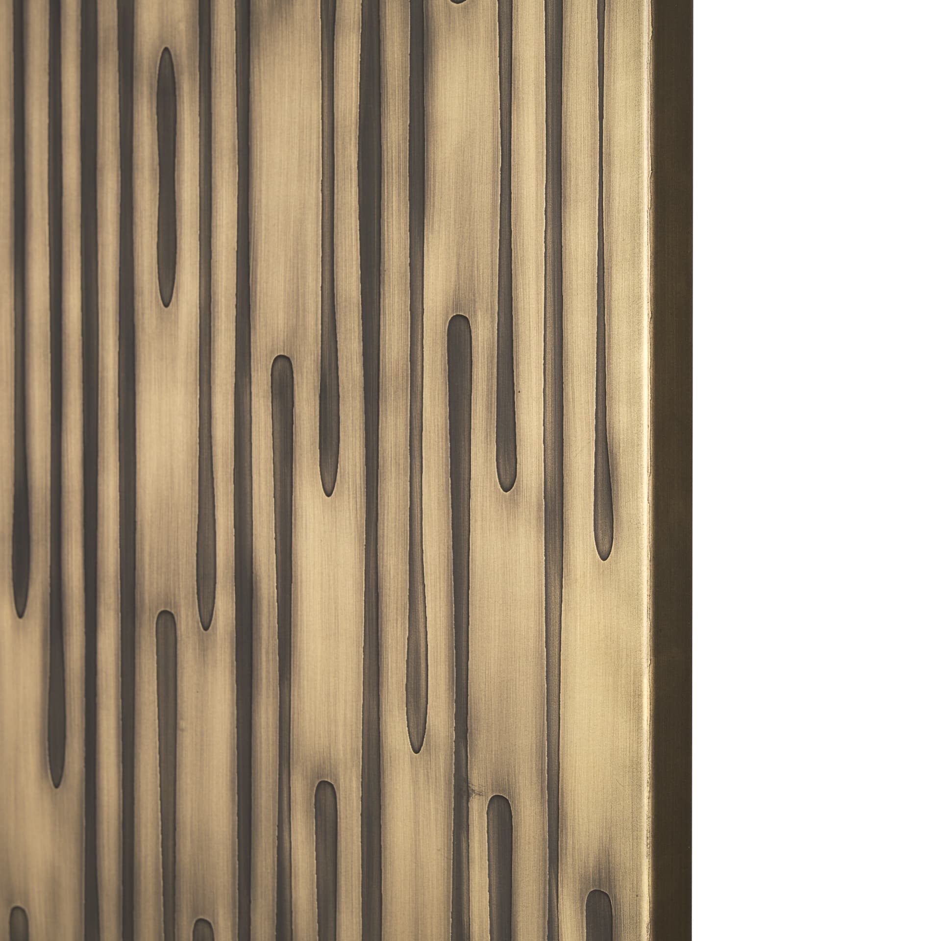 Ramos Painted Antiqued Gold Metal Wall Art — product photograph