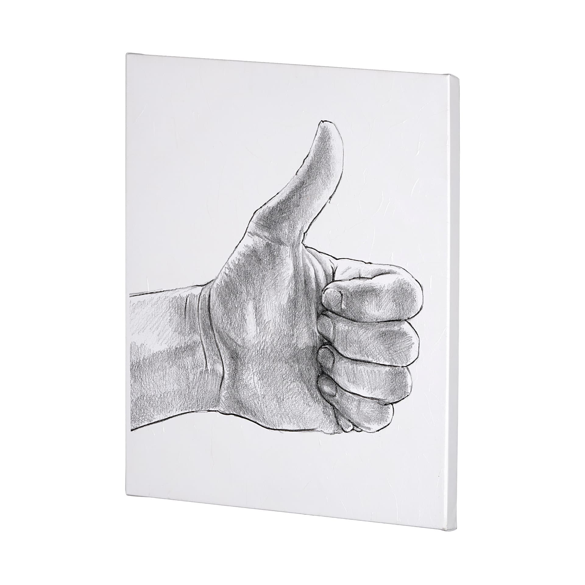 Hand Signs I by Jennifer Paxton Parker a Hand Embellished Textured Canvas — product photograph