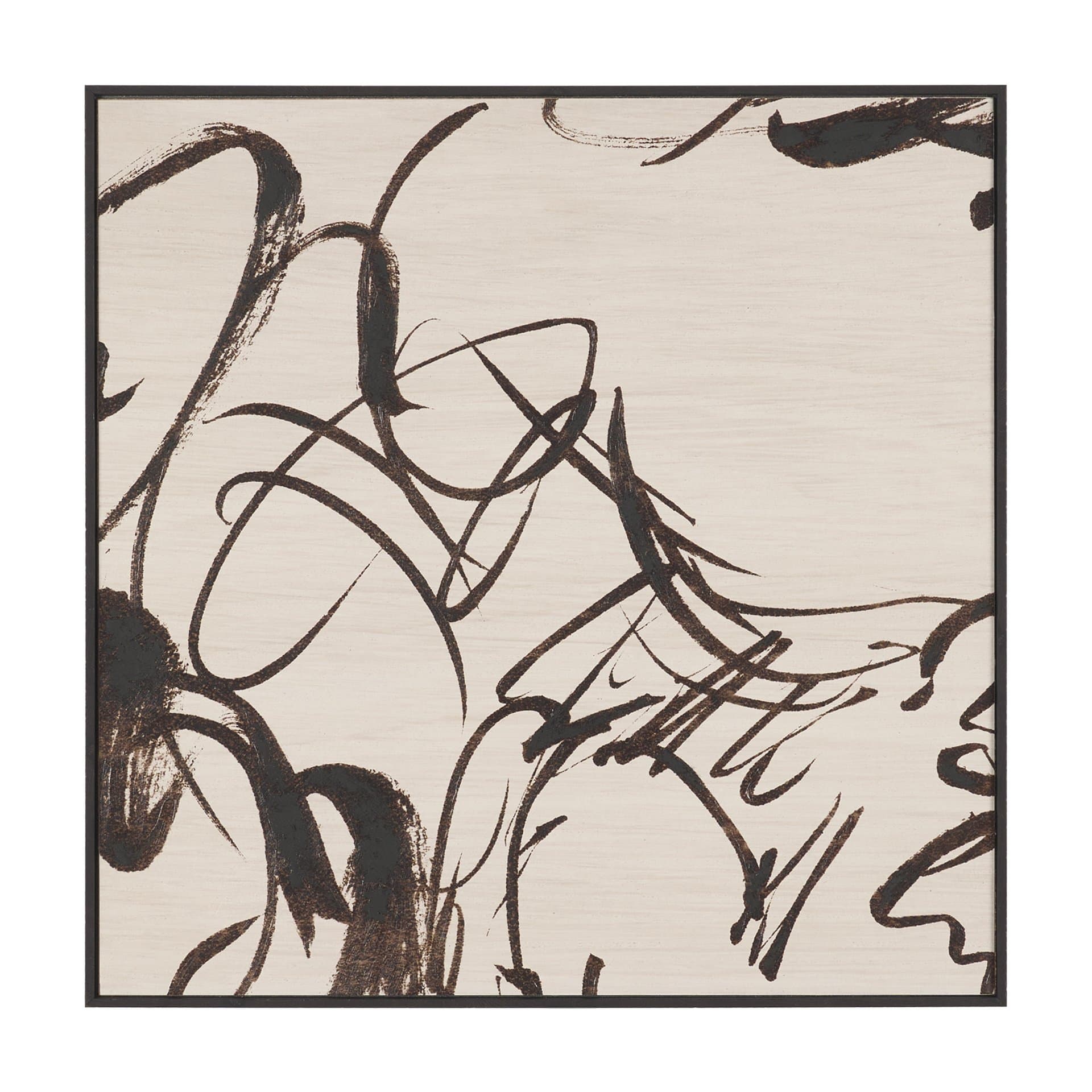 Sculptured Chaos I by Mercana Studio Hand Embellished Textured Framed Artwork — product photograph