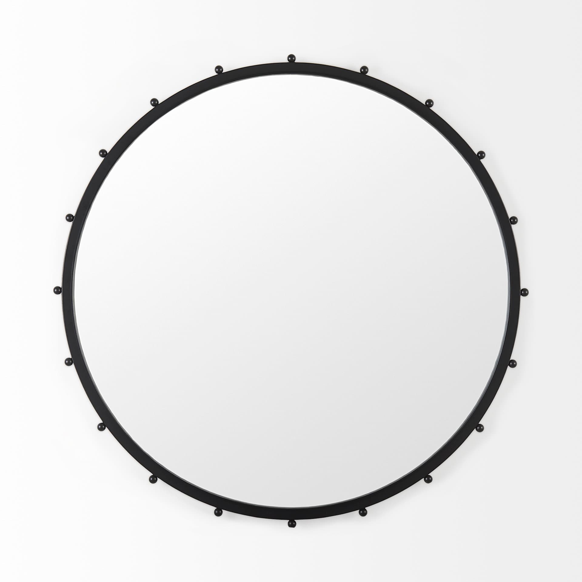 Elena III Large Black Wall Mirror — product photograph