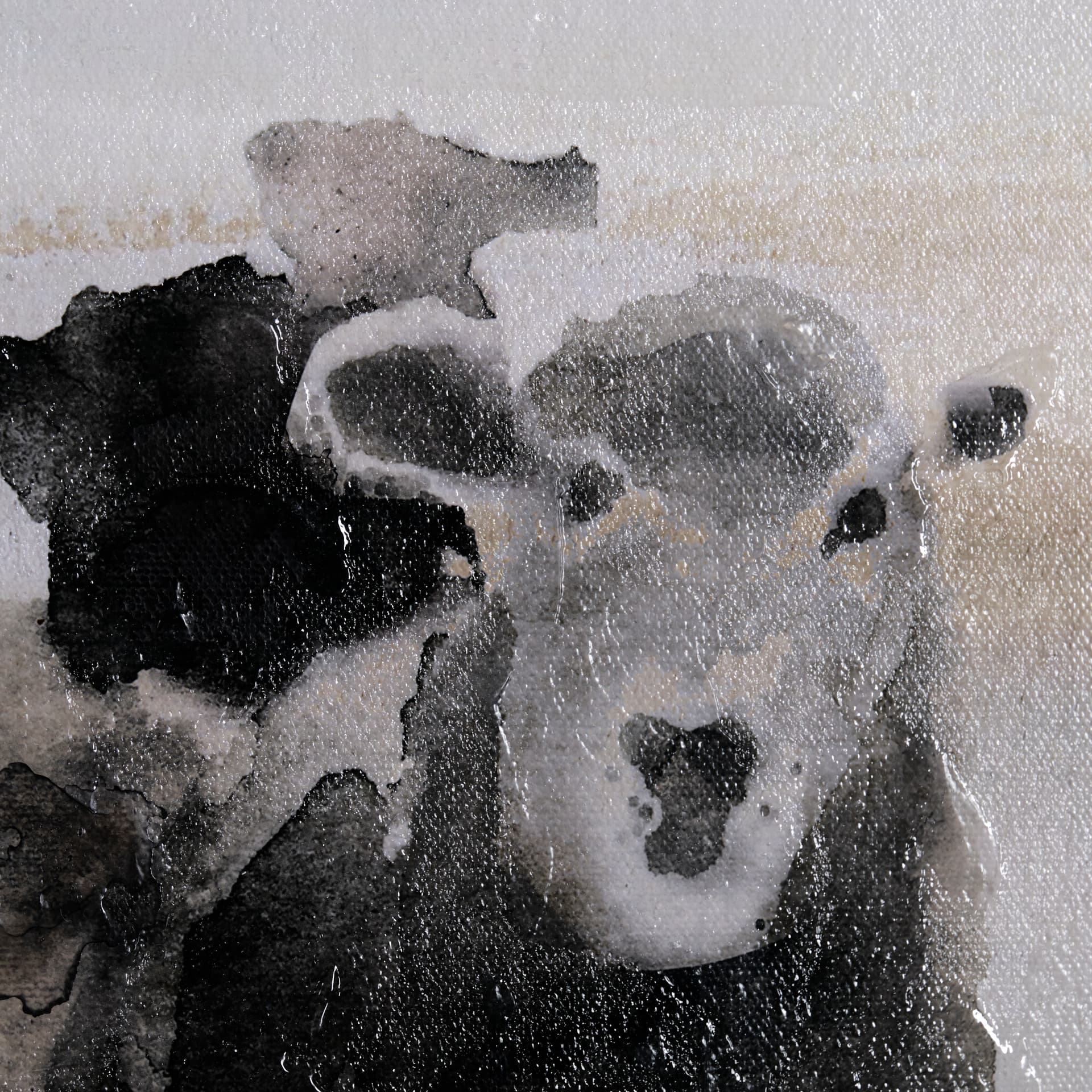 Winter Sheeps II by Stellar Design Studio a Hand Embellished Textured Canvas — product photograph