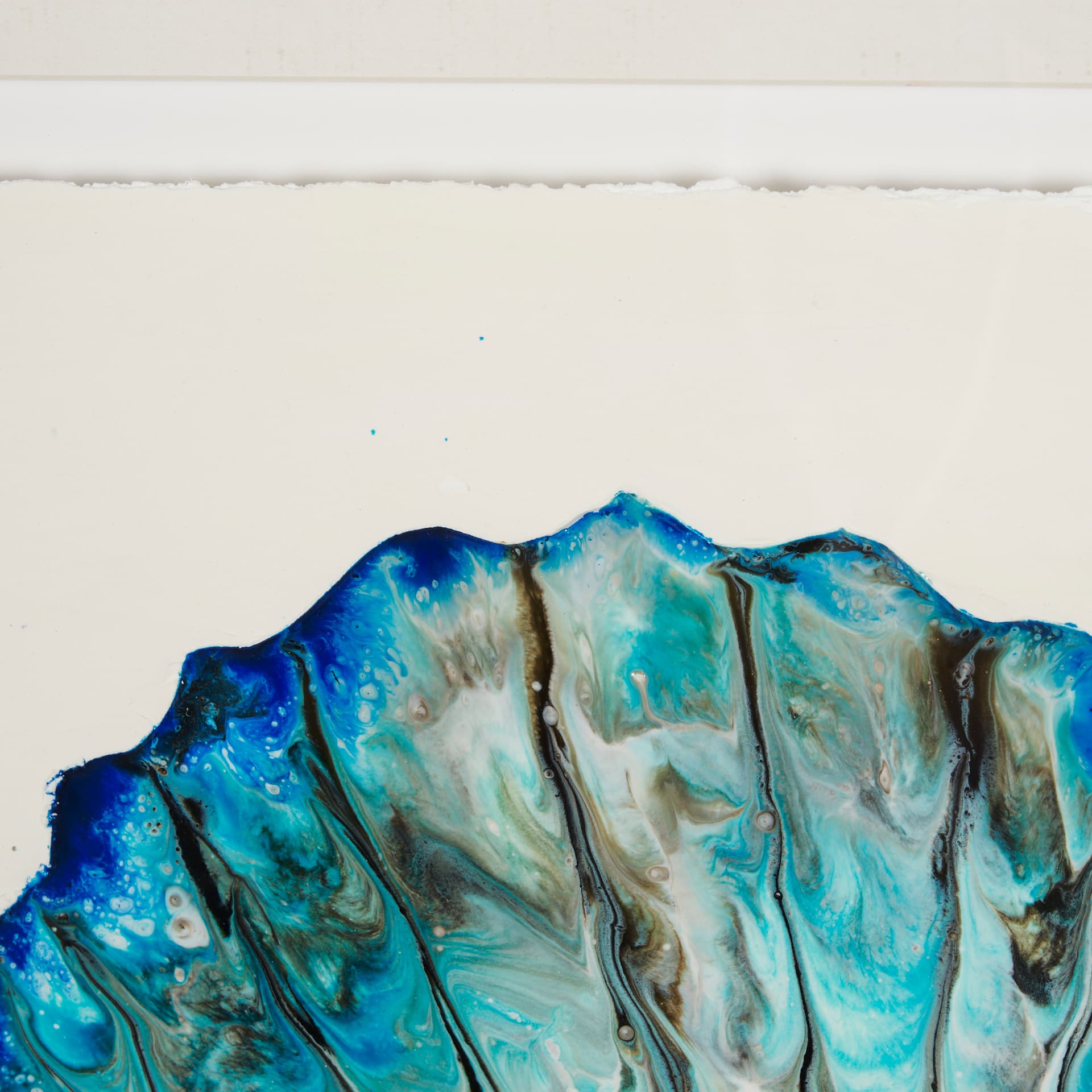 Sea Pearl by Studio M a handmade Original Framed Artwork under Glass — product photograph
