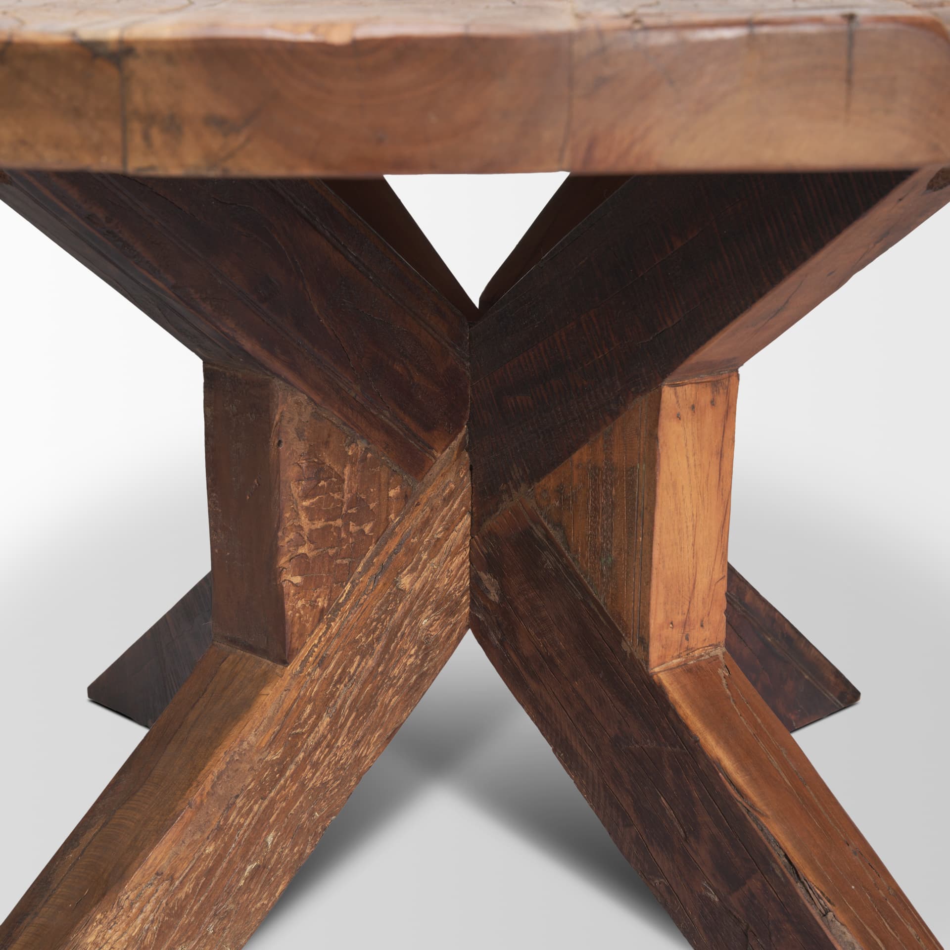 Heidi Reclaimed Brown Wooden Coffee Table — product photograph