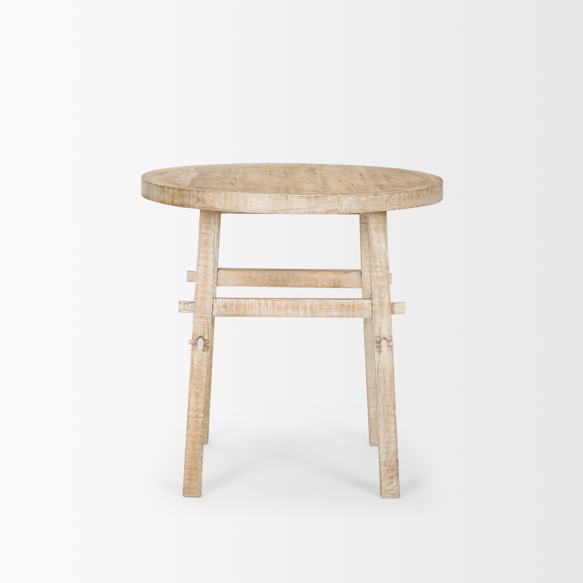 Rosie Large Blonde Wood End Table — product photograph