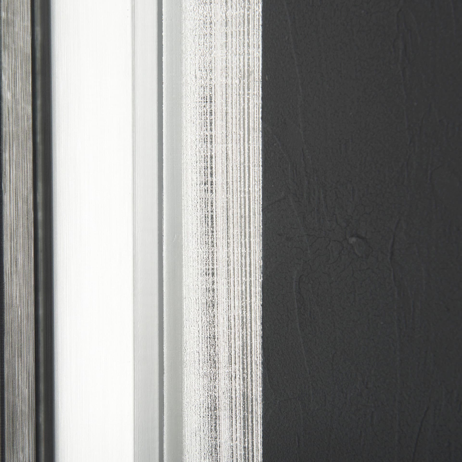 Silver River by Barbara Fleming a Hand Embelished Textured Framed Art Print Matted under Glass — product photograph