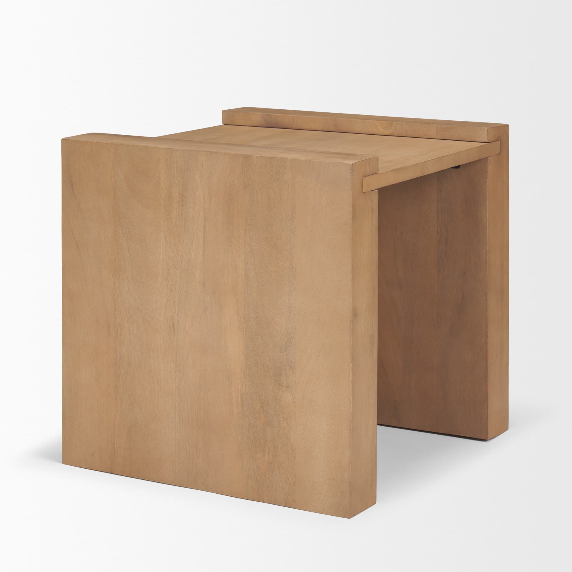Wesson Light Brown Wood Accent Table — product photograph