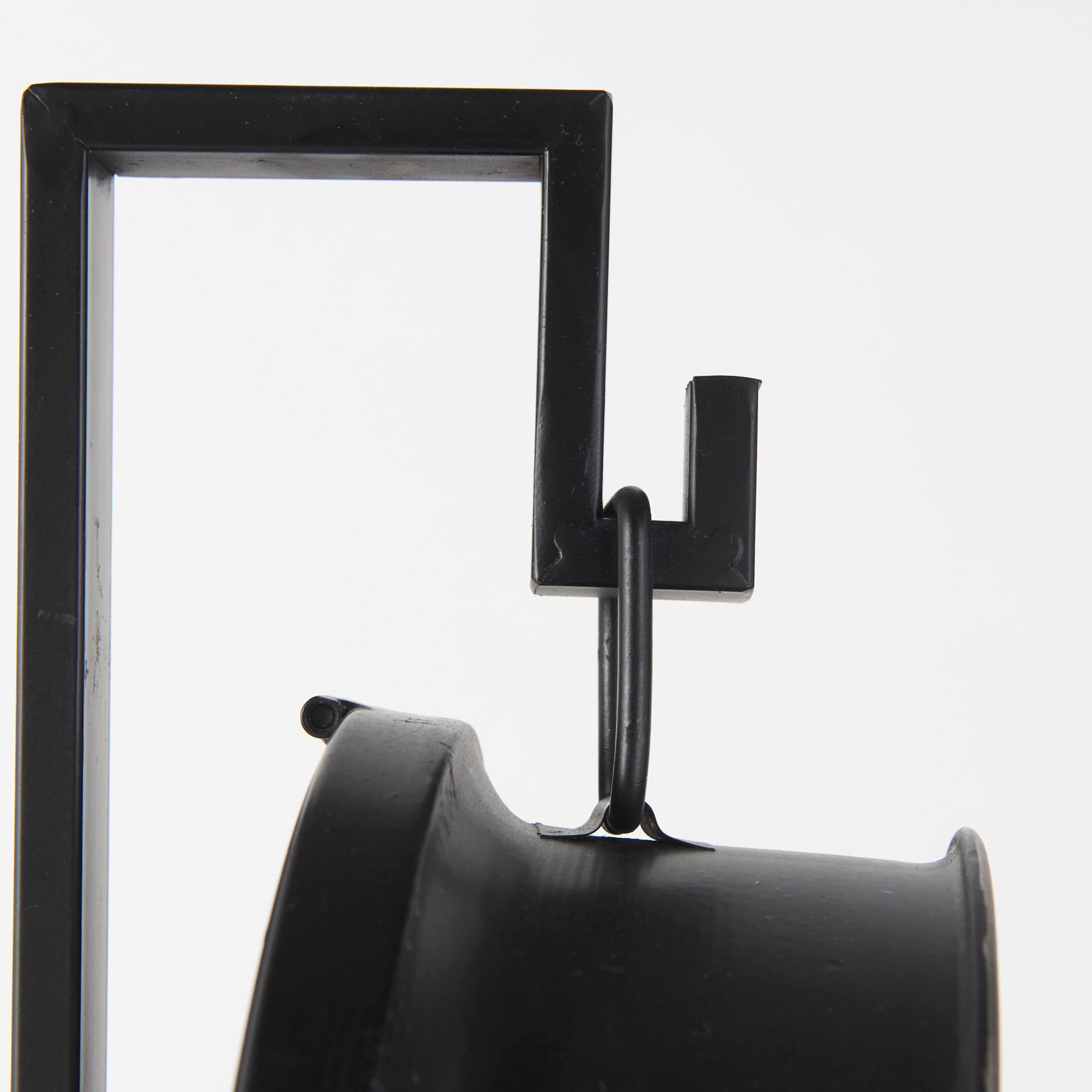 Taxz Metallic Brown Metal Hanging Table Clock — product photograph