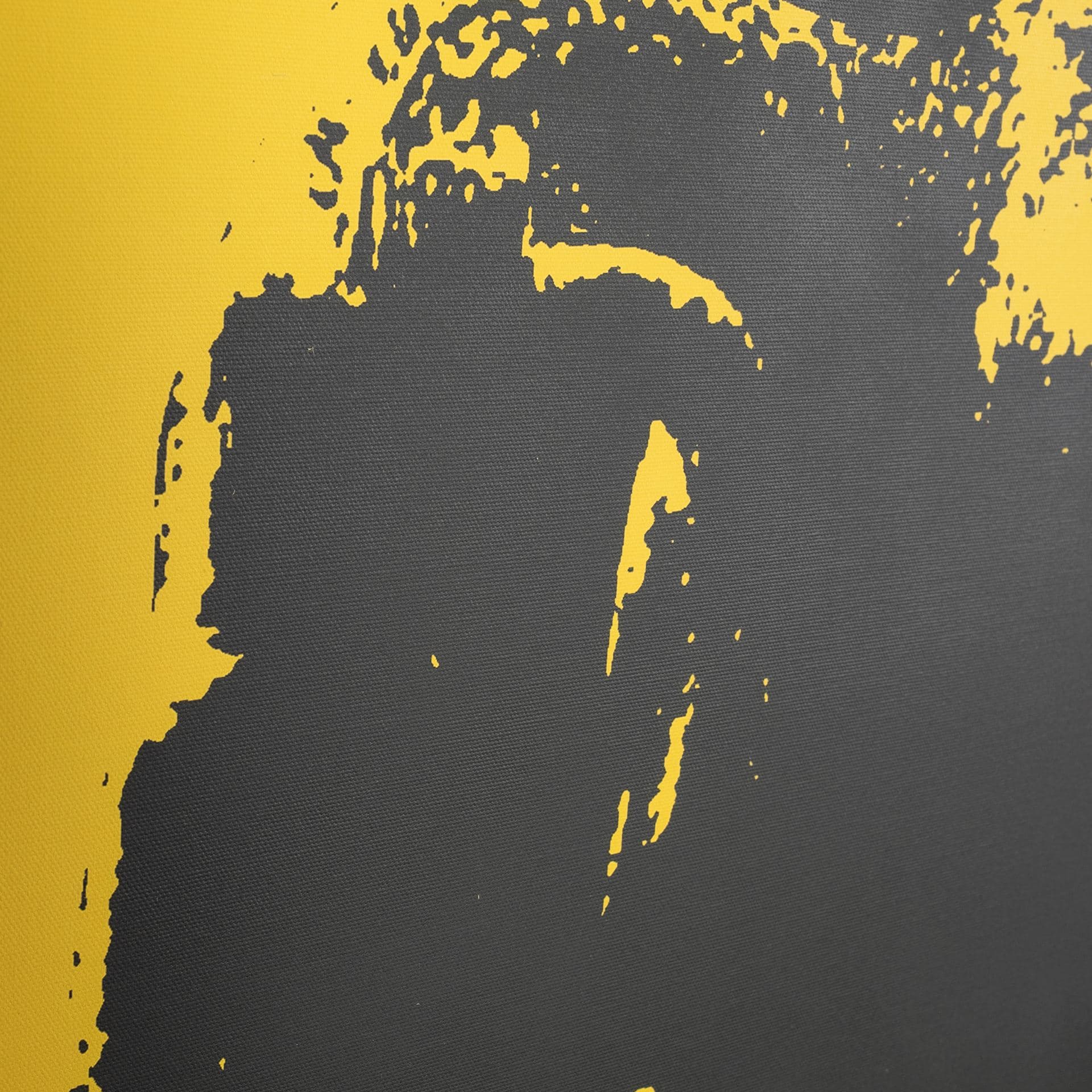 Think by Urban Octopus a Hand Embellished Textured Canvas — product photograph