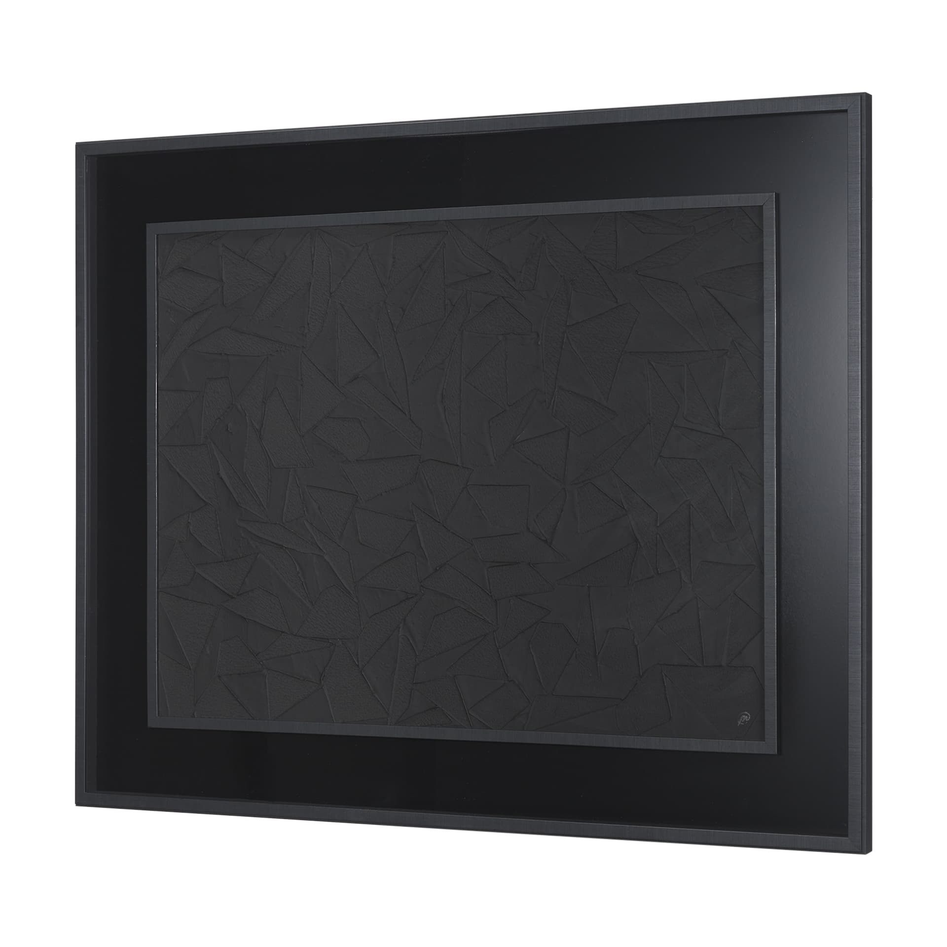 Implosion by Hardip Kaur a Framed Art Print Matted under Glass — product photograph