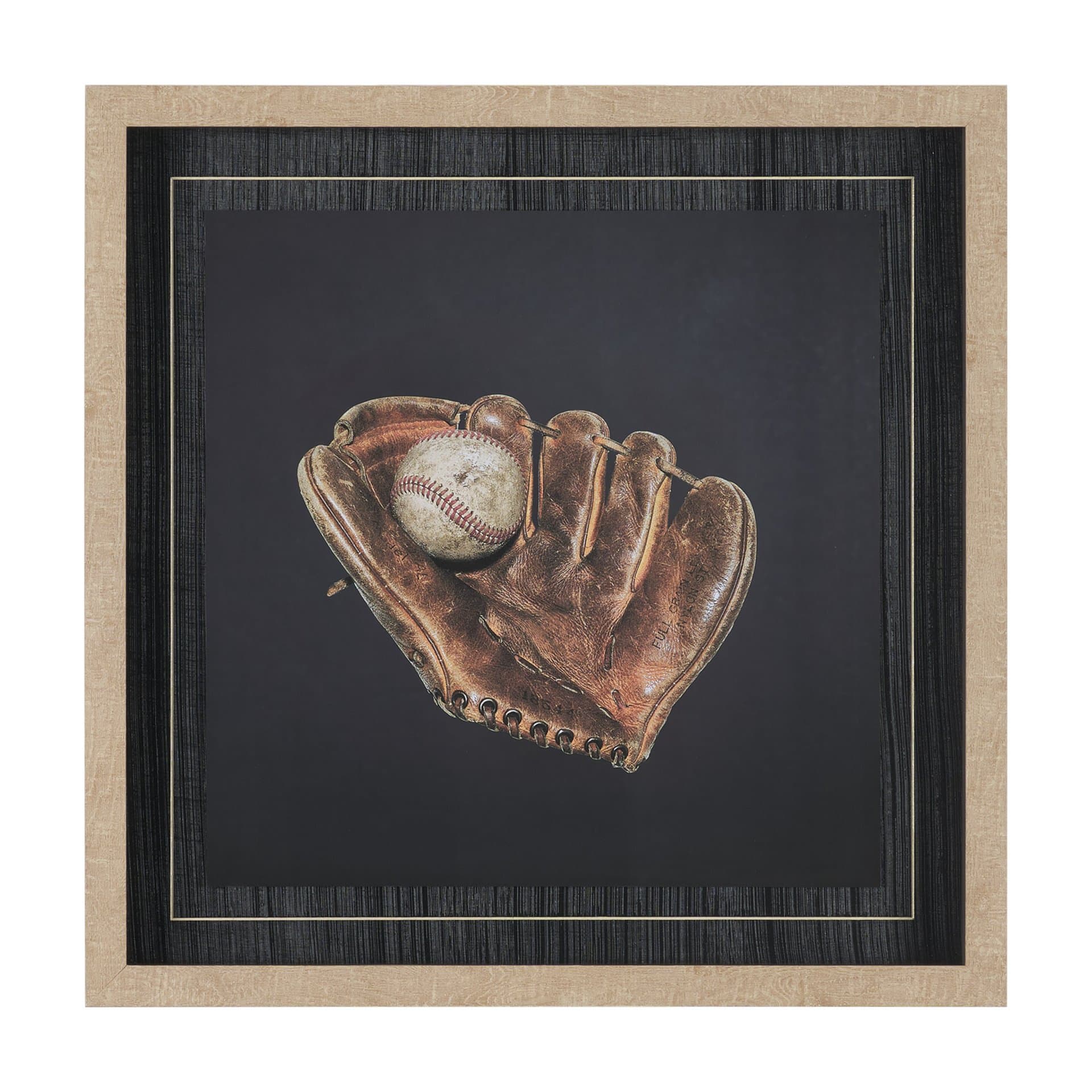 Double Play VI by Mercana Studio Textured Framed Art Print Matted under Glass — product photograph
