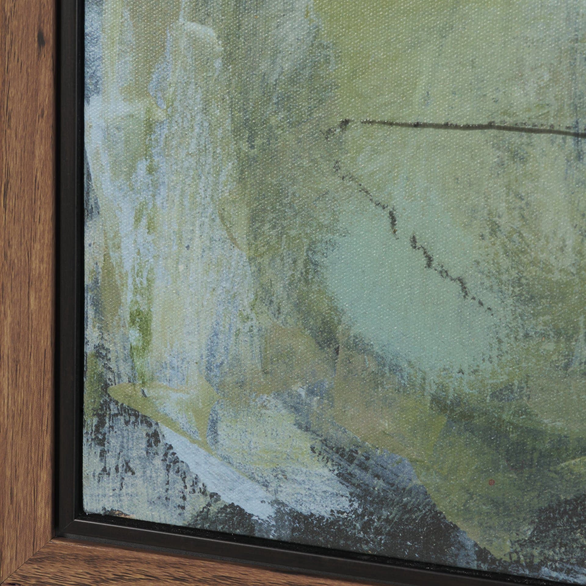 Posies I by Mercana Studio Hand-Embellished Textured Framed Canvas Artwork — product photograph