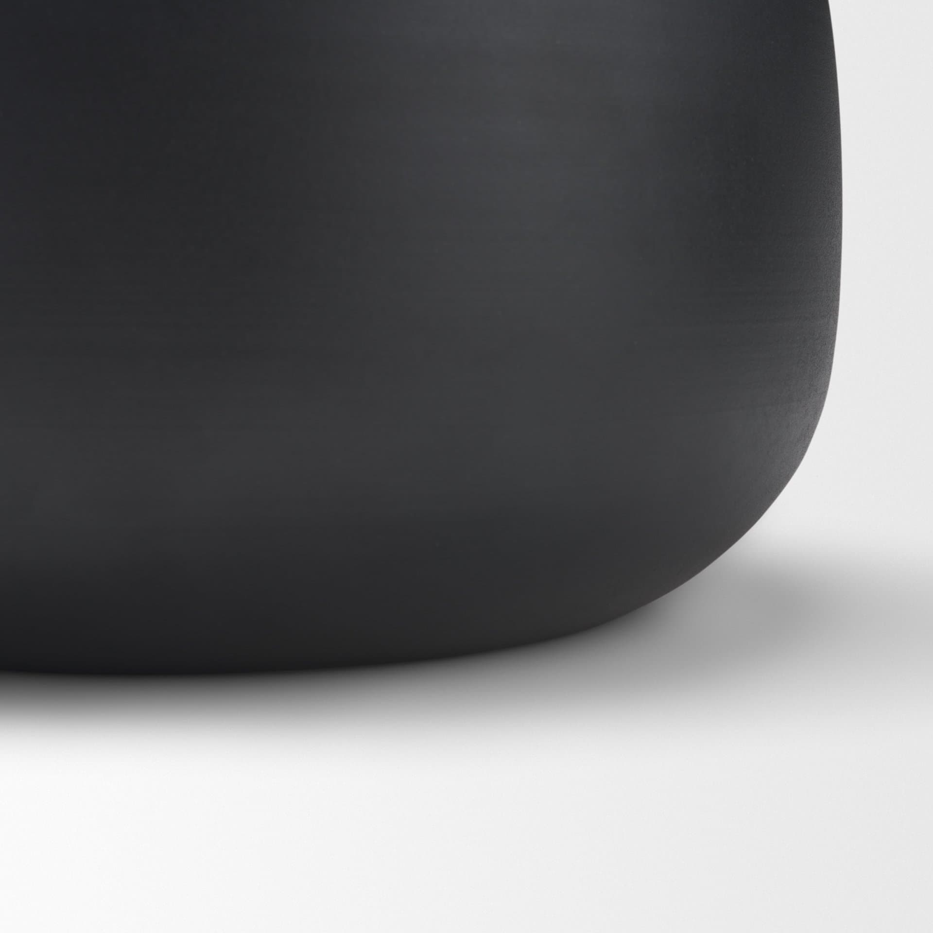 Voss Black Metal w/ Dark Wood Lid Canister — product photograph