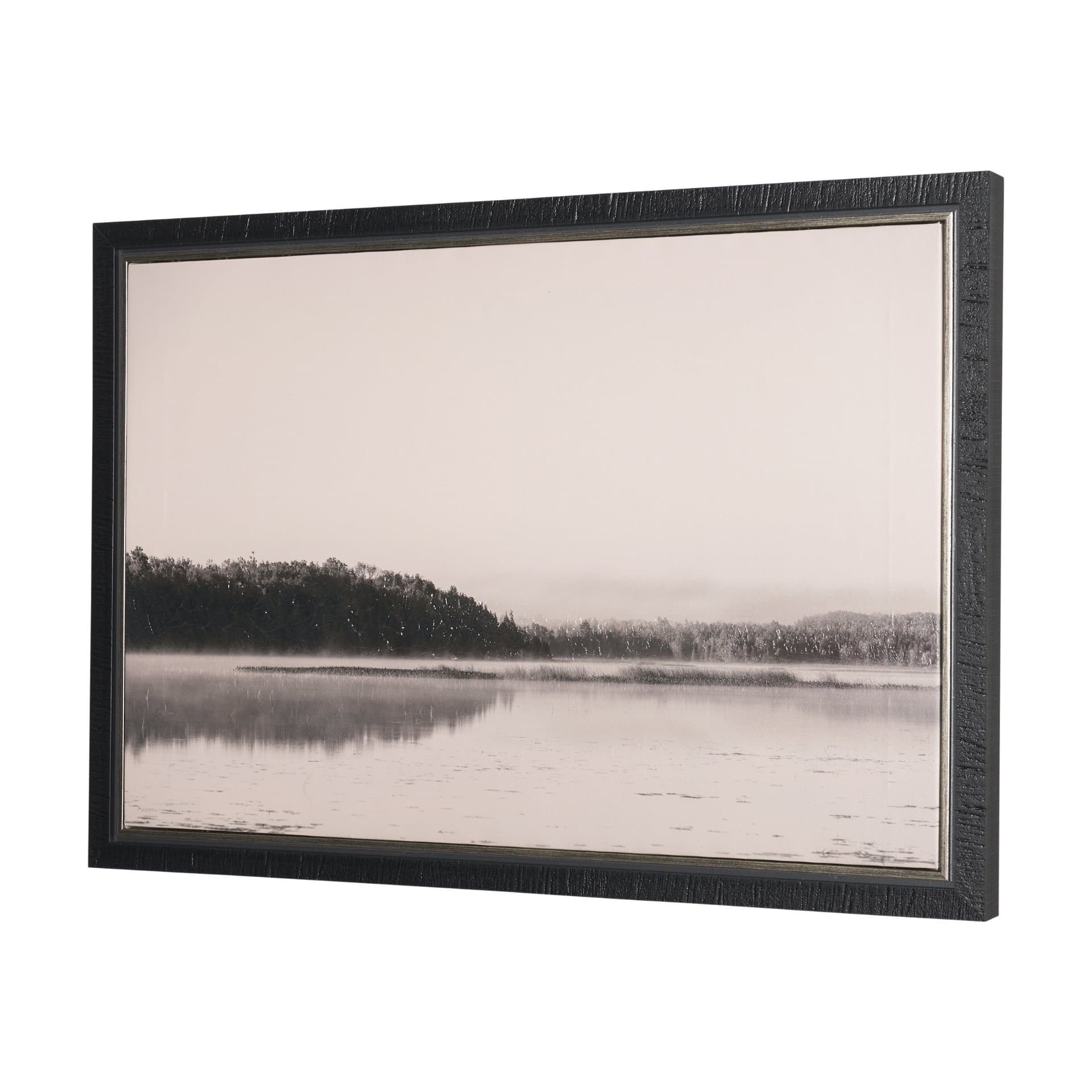 Waterway Wonder by Mike Toy Hand-Embellished Textured Framed Canvas Photo Print — product photograph