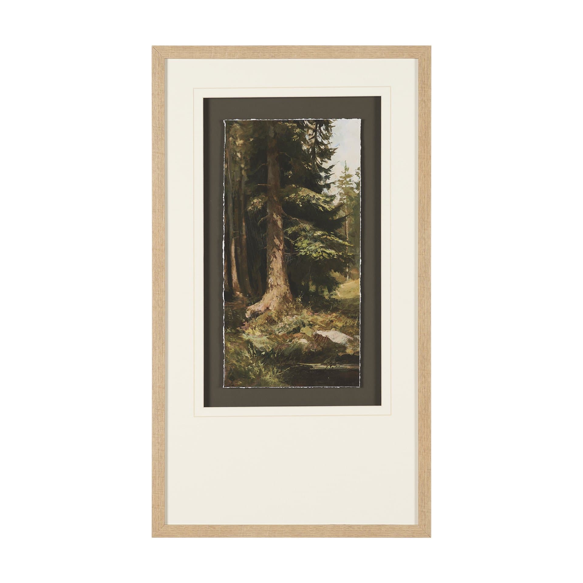 Heart of the Forest I by Mercana Studio Textured Framed Artwork Matted under Glass — product photograph