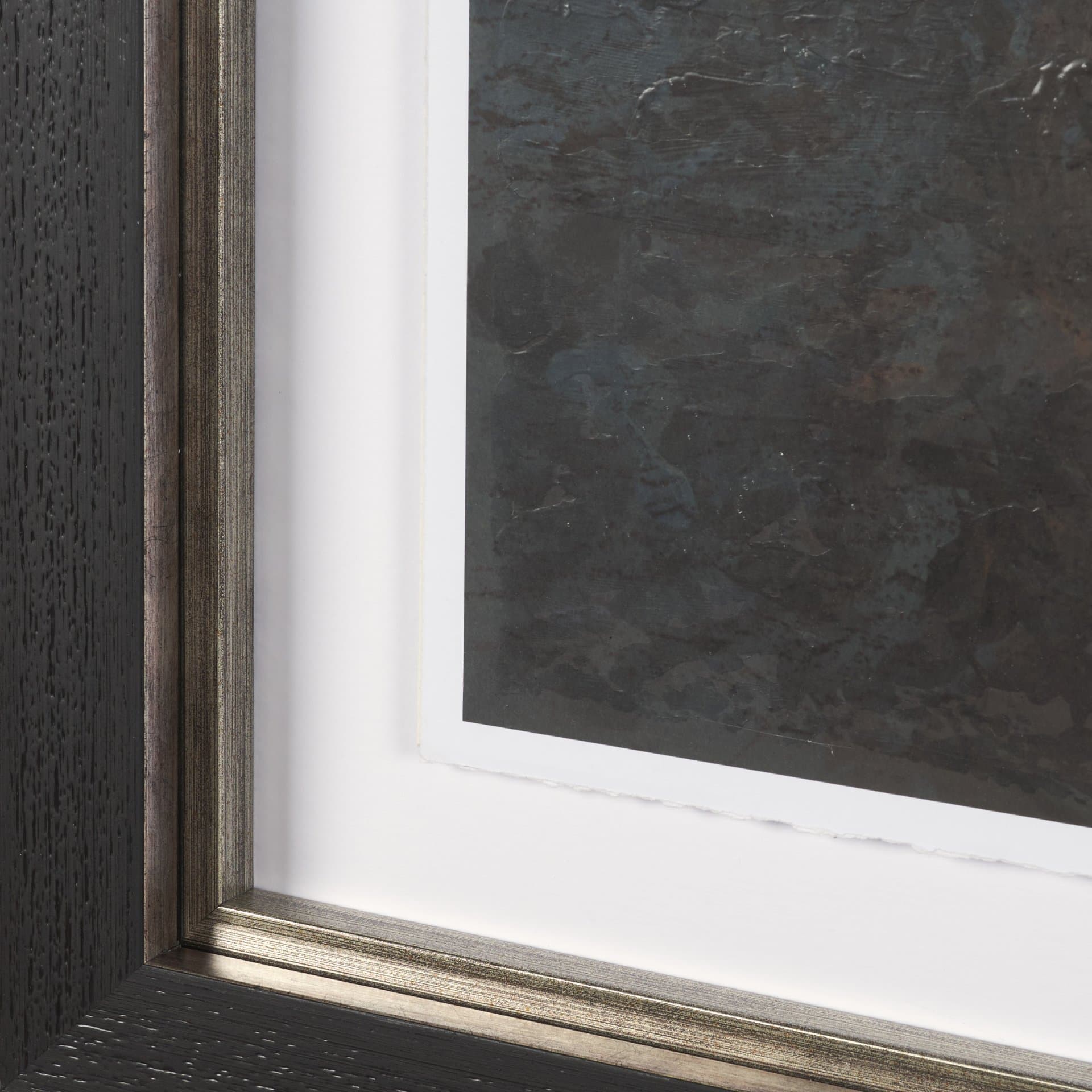 Winter Shadow by Mercana Studio Hand Embelished Framed Artwork Matted under Glass — product photograph