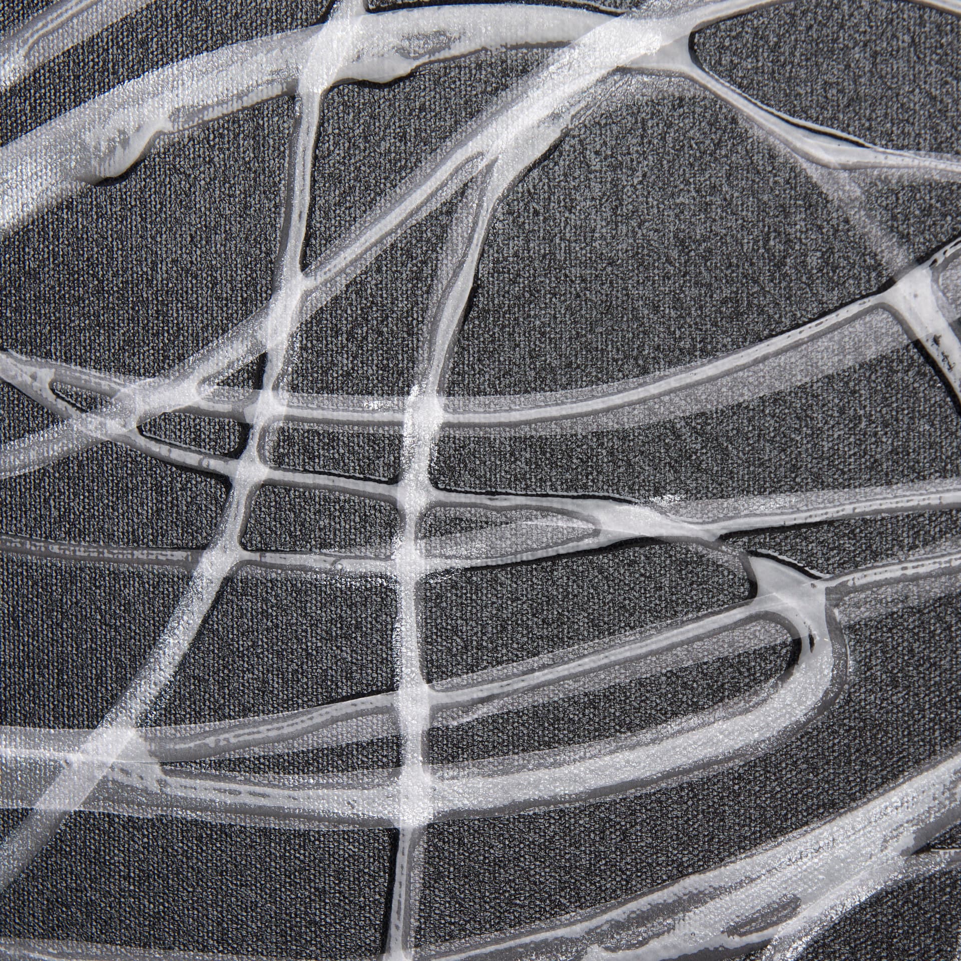 Lines VI by Mercana Studio a Hand Embellished Textured Canvas — product photograph