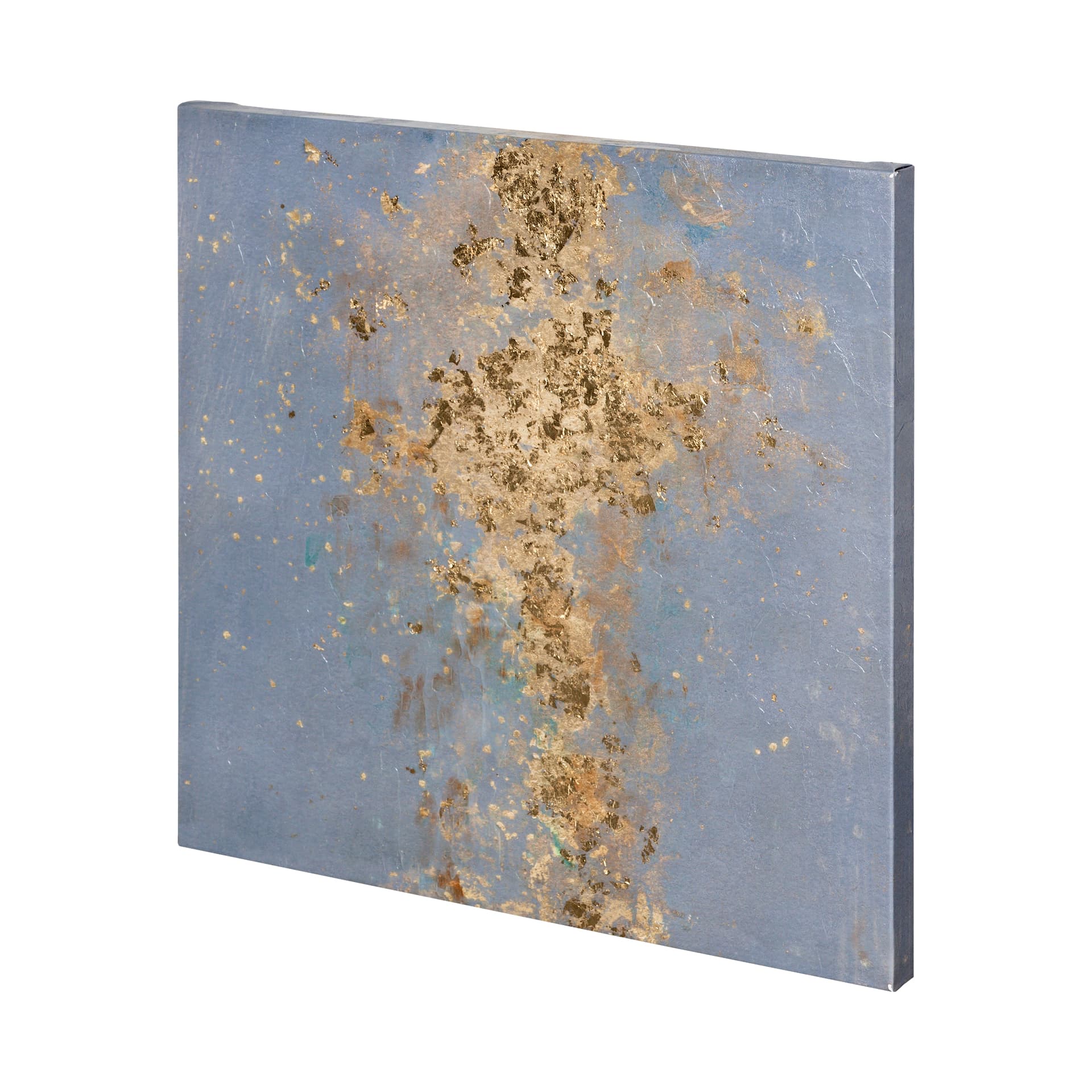 Concrete Gold 1 by Mercana Studio a Hand Embellished Textured Canvas — product photograph
